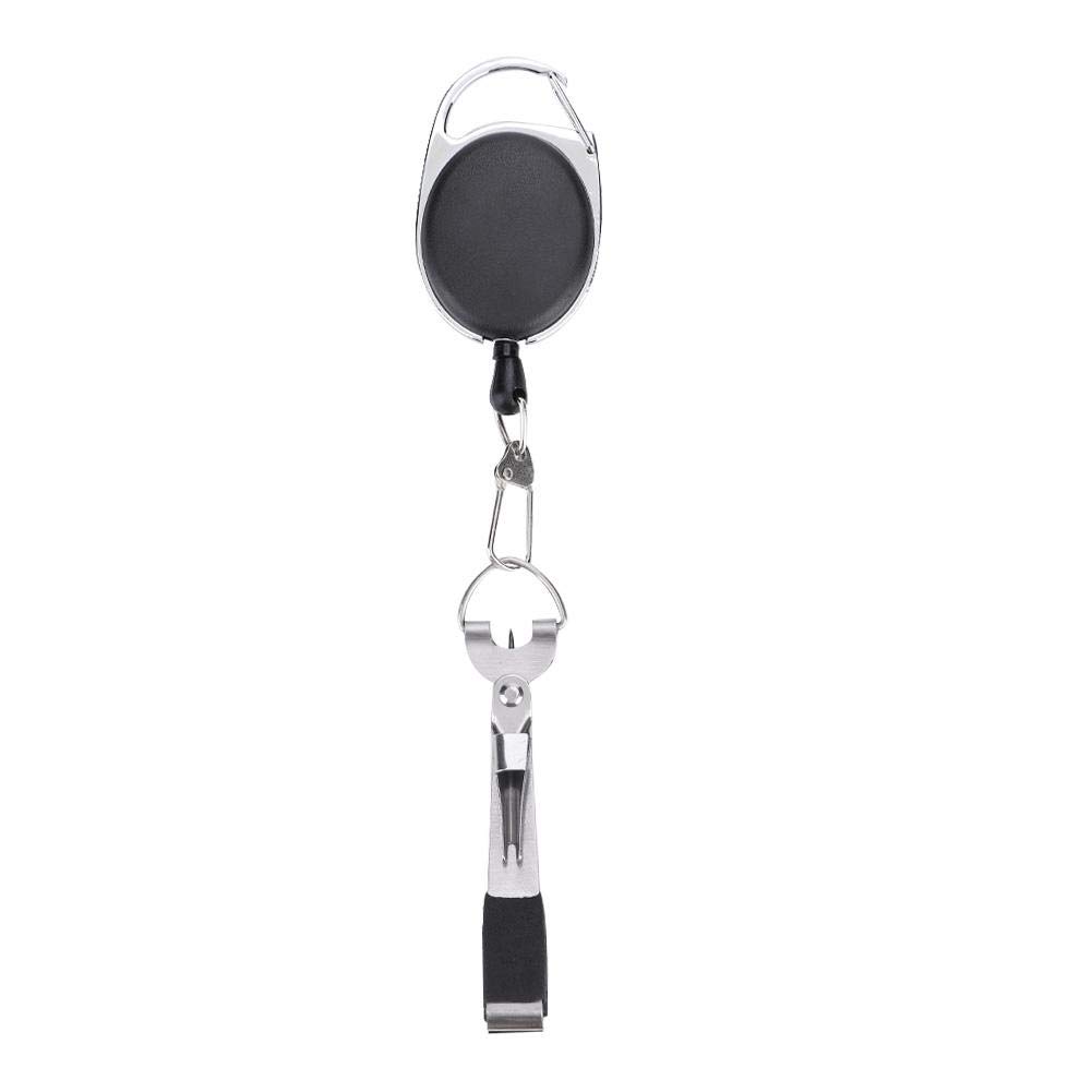 Compact Multi-Functional Safety Cutter - Fishing Line Cutter with Retractable Zinger | Perfect for Outdoor Fishing Gear & Line Cutting | Ideal for Anglers, Camping & Emergency Tools