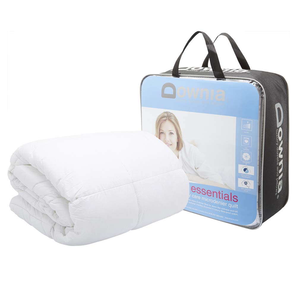 Premium Microdenier Quilt Set for Double Bed - Ultra Soft All-Season Comforter | Cozy Home Decor, Guest Room & Master Bedroom Essentials