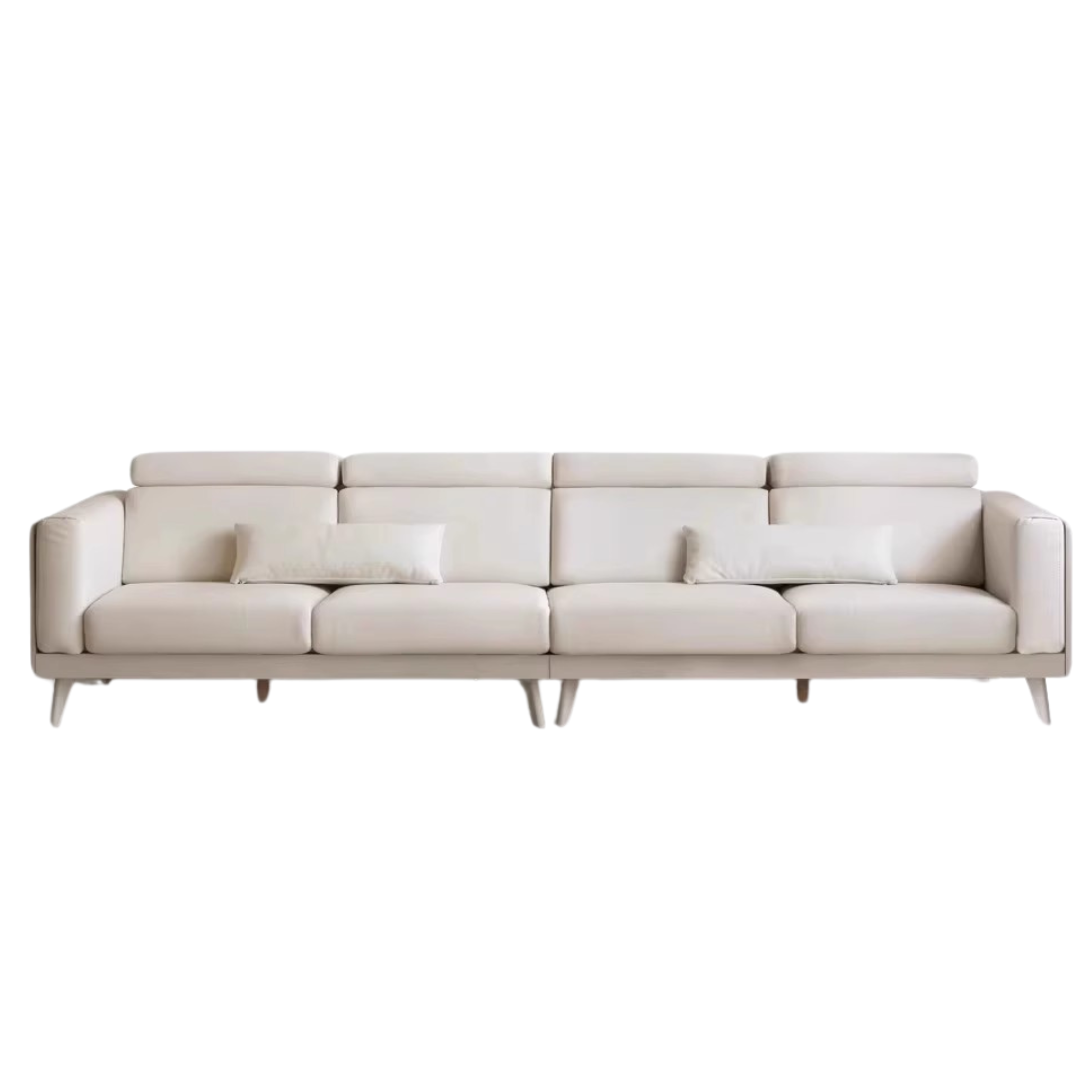 133.8х36.2х32.6 inch / 340х92х83 cm / milk white color / sofa