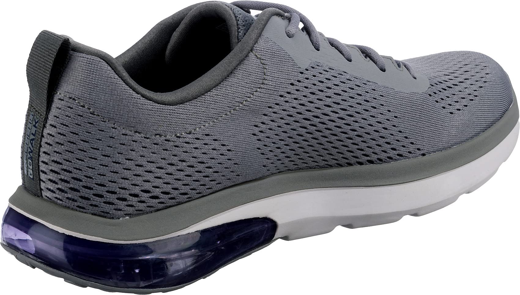 Skechers Men's Go Walk Air 2.0 Lightweight Walking Shoes - Comfortable Slip-On Sneakers for Men - Grey (Size 7.5 M) - Ideal for Walking, Travel & Everyday Wear