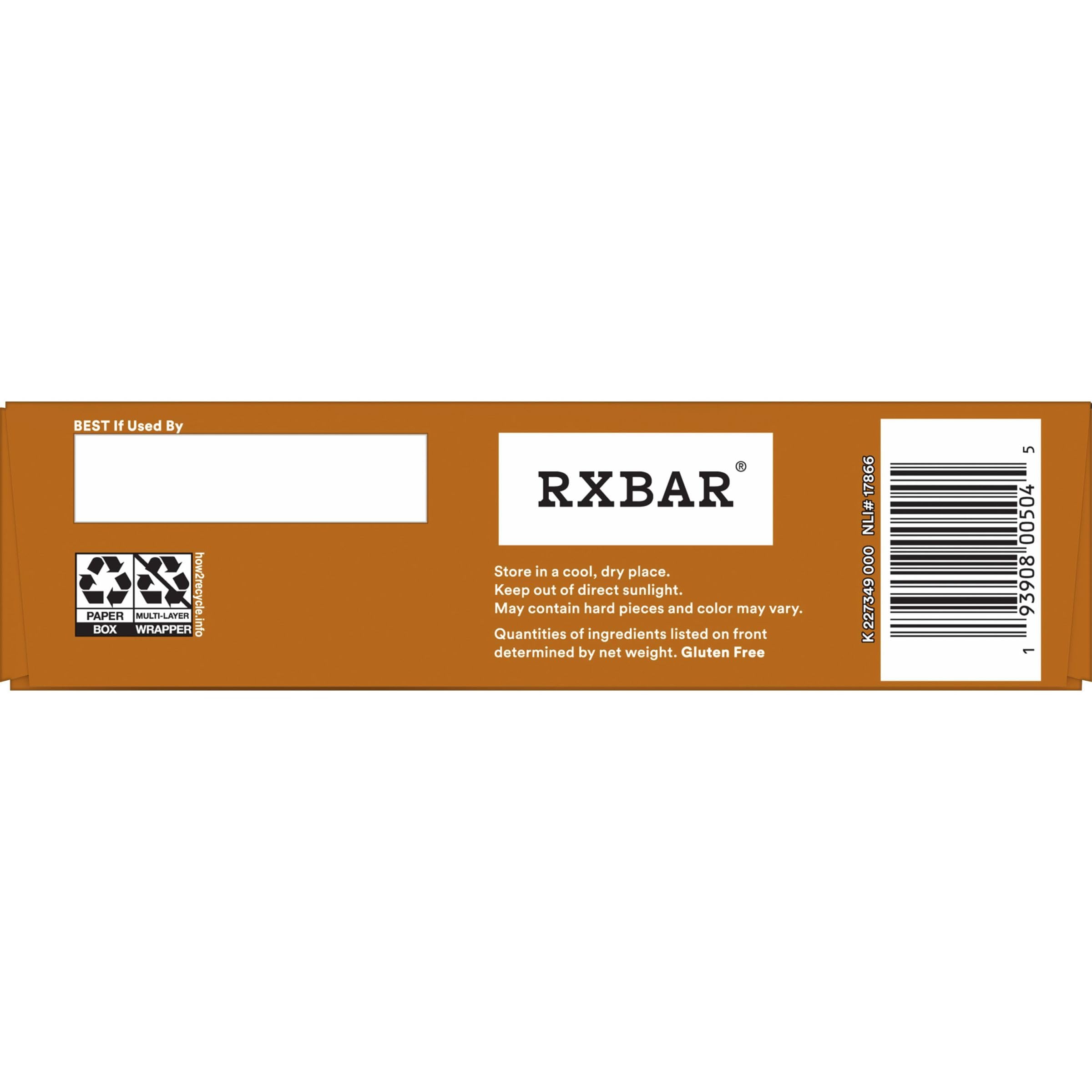 RXBAR Protein Bars - Peanut Butter Flavor, 9.15oz Box (5 Bars) | High Protein Snacks for Workout Recovery, Healthy On-the-Go Breakfast & Office Snacks
