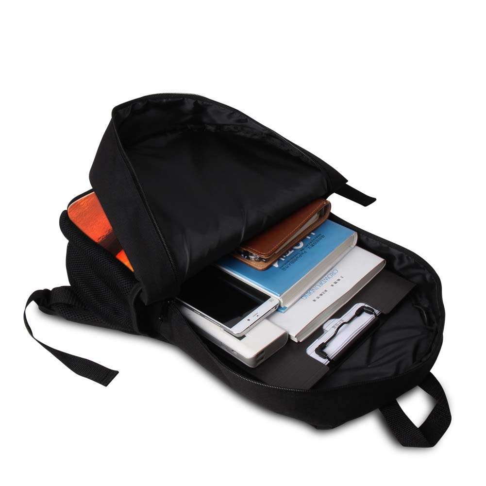 Plush Horse Print School Backpack for Students & Men - Durable Fashion Hiking Bag for College, Travel & Outdoor Adventures