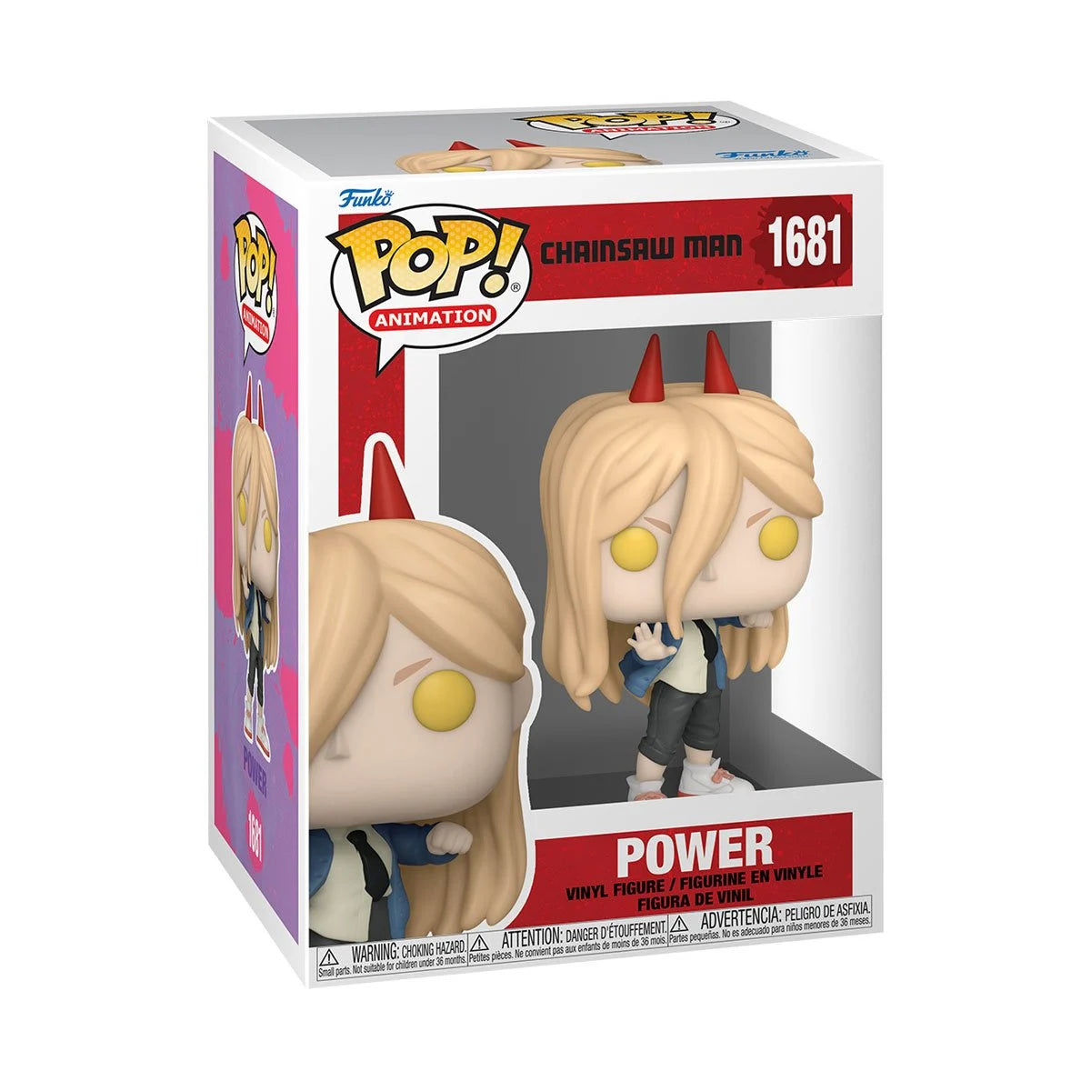 Chainsaw Man Power Funko Pop! Vinyl Figure #1681 - Anime Collectible, Manga Merchandise for Display & Gifts | Perfect for Anime Fans, Home Decor, and Pop Culture Enthusiasts