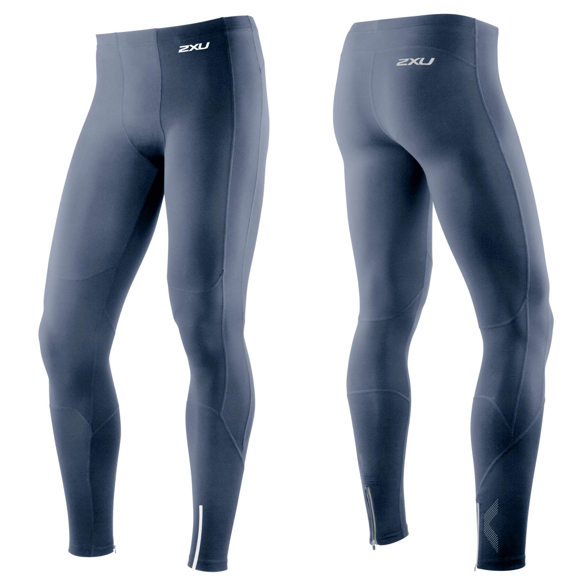 2XU Men's G:2 Sub Zero Compression Tights for Running, Cycling & Cold Weather Training – High-Performance Thermal Base Layer