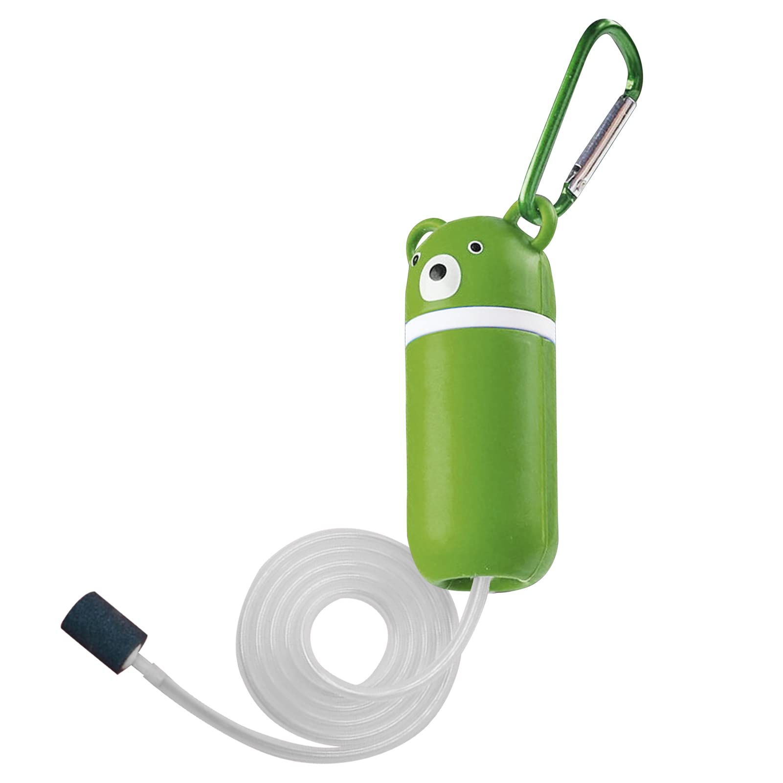Fogcroll Aquarium Air Pump with Air Stone - USB Powered Oxygen Aerator for Fish Tanks, Outdoor Fishing & Aquariums | Perfect for Home Aquariums, Fish Bowls & Pond Oxygenation