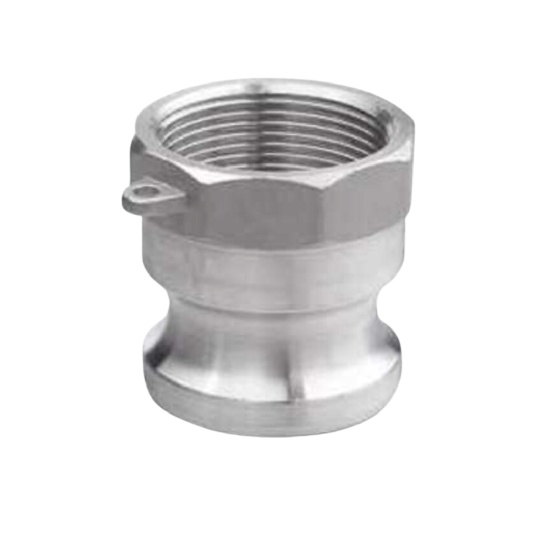 Aluminum Camlock Fittings - Male Grooved Adaptor with Female Pipe Thread Type A (25mm & 76mm) - Ideal for Industrial Water Transfer, Agricultural Irrigation & Firefighting Applications