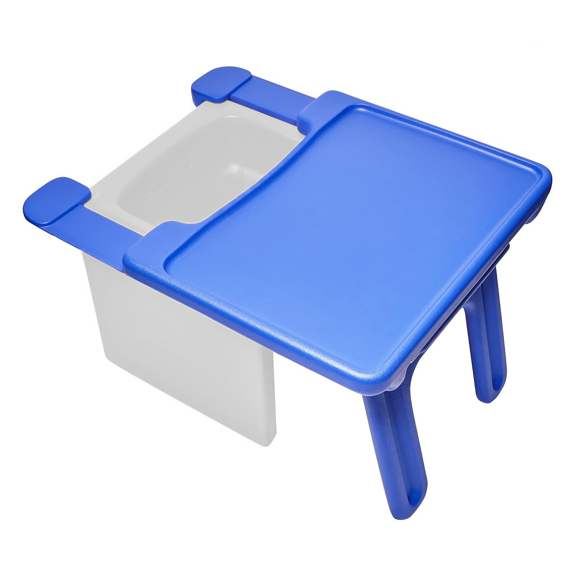 Children's Factory Edutray Kids Desk – Convertible Cube Chair to Desk, Space-Saving Toddler Study Table for Homeschool & Classroom – Safe, Durable & Easy to Clean – Perfect for Learning, Drawing & Playtime Activities