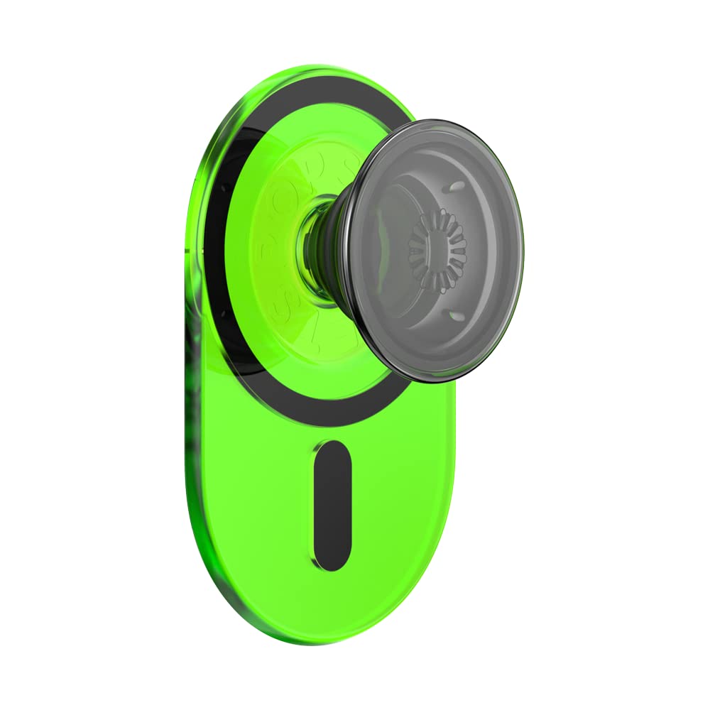 PopSockets MagSafe Phone Grip & Holder - Slim Green | Wireless Charging Compatible | Perfect for iPhone 13/14, Gym, Driving & Everyday Use