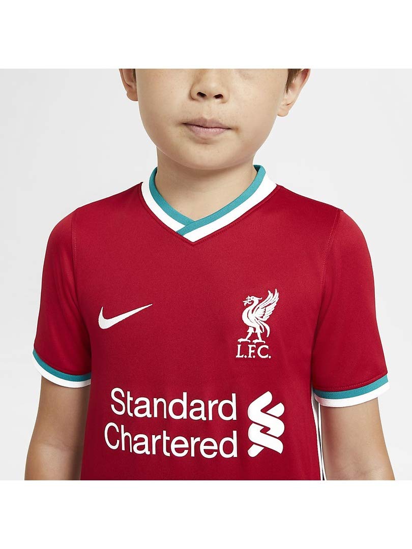 Nike Liverpool FC Home Jersey for Youth - Large Size, Authentic Red Soccer Jersey for Kids - Perfect for Matches, Training, and Fan Support