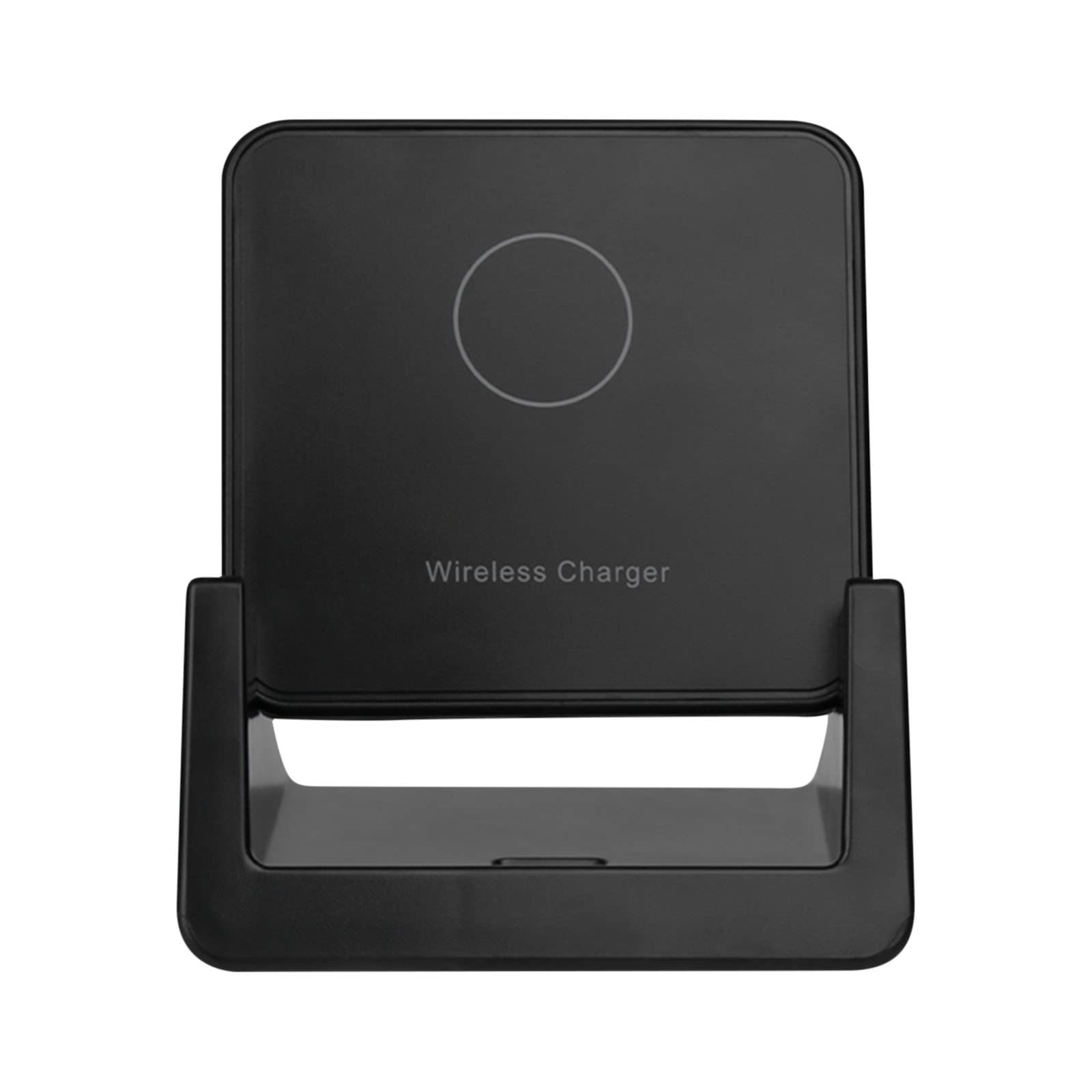 10W Fast Wireless Charger Stand - Vertical Phone Holder for iPhone, Samsung & Qi-Enabled Devices | Perfect for Nightstand, Office & Car Use
