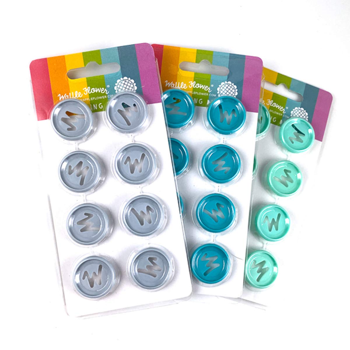 Waffle Flower Binding Discs - Cool Set for DIY Scrapbooking, Card Making & Craft Projects | Perfect for Paper Crafting & Handmade Gifts