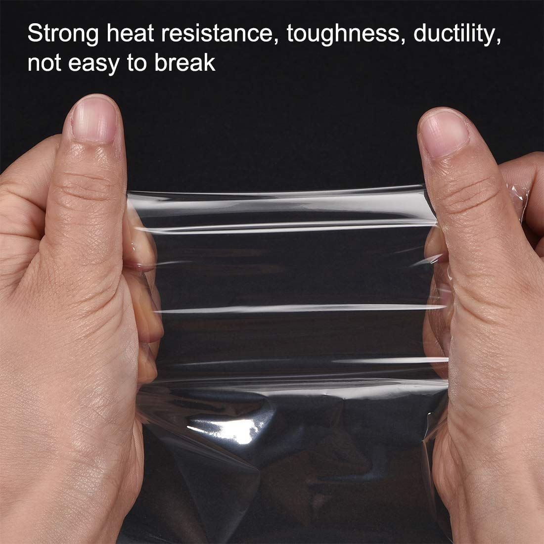 uxcell 17.5x14 Inch 100pcs Transparent Shrink Wrap Bags - Heat Shrinkable Packaging for Industrial, Retail & Ecommerce | Perfect for Product Bundling, Gift Wrapping & Shipping Protection