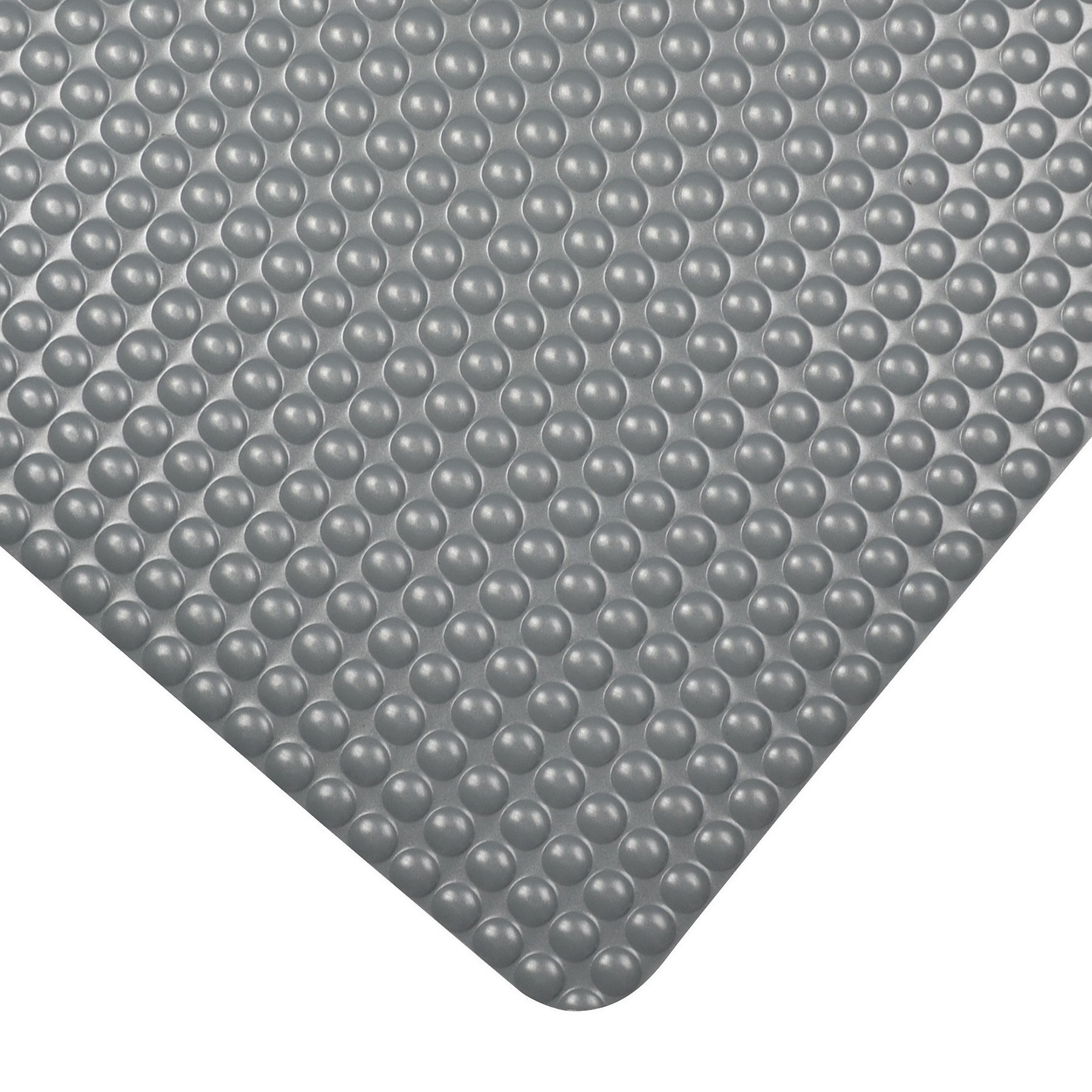 NoTrax 982 Bubble Trax Grande Anti-Fatigue Floor Mat - 3' x 5' Gray - Comfortable Standing Mat for Kitchen, Office, Workshop & Retail Spaces