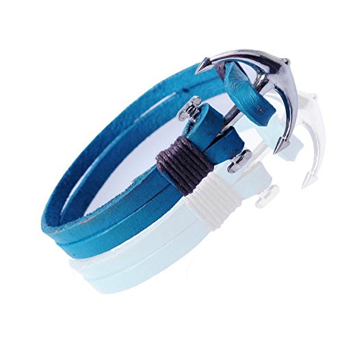 Gemini Genuine Leather & Stainless Steel Bracelet for Men & Women - Adjustable Unisex Wristband for Valentine's Day, Anniversary, Birthday Gifts - Perfect for Casual Wear, Date Night & Special Occasions