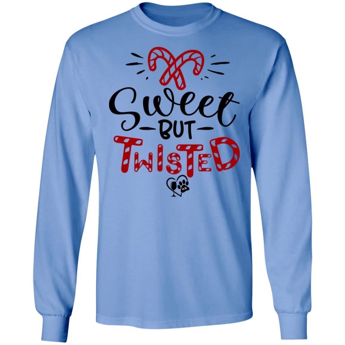 Sweet But Twisted Long Sleeve Ultra Cotton T-Shirt | WineyBitches.Co | Comfortable & Stylish Women's Top for Casual Wear, Parties & Gifts