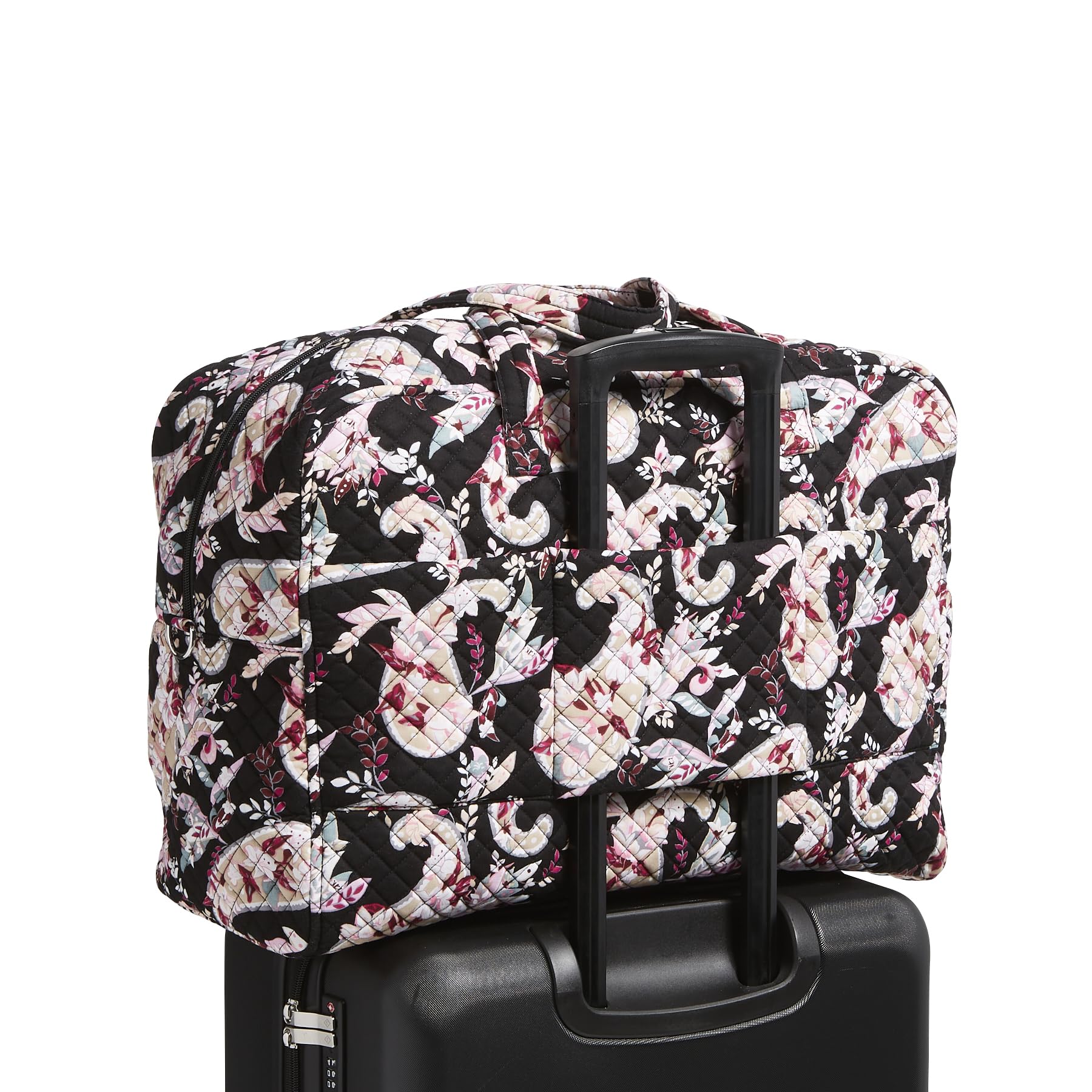 Vera Bradley Women's Cotton Weekender Travel Bag - Large Carryall Overnight Bag for Women, Perfect for Weekend Getaways, Gym, Work & Travel Accessories