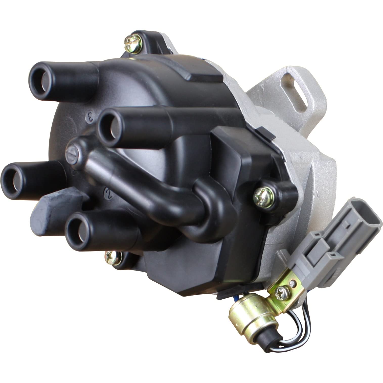 Premium Electronic Ignition Distributor for Nissan Altima 1996-2001 2.4L - OEM Fit NS30 22100-9E001 D9E001 - AIP Electronics Complete Replacement Part - Perfect for Engine Performance & Smooth Driving Experience