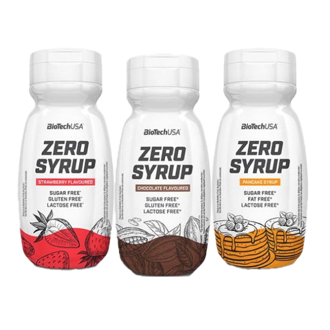 BioTechUSA Zero Syrup 320ml - Sugar Free Flavor Enhancer for Coffee, Tea & Desserts | Healthy Sweetener Alternative for Keto & Diabetic Diets | Perfect for Baking, Smoothies & Weight Loss