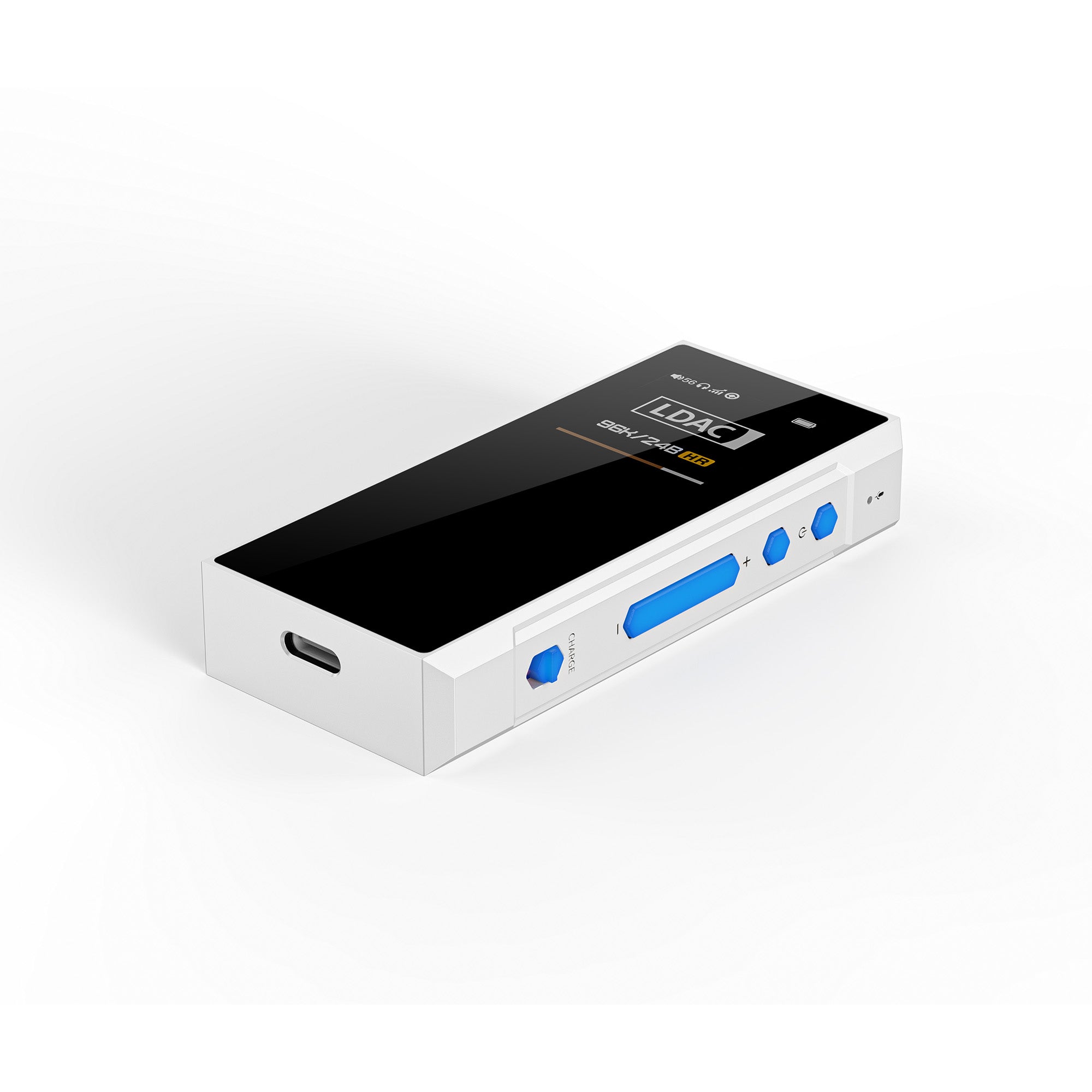 FiiO BTR7 Portable Bluetooth DAC & Headphone Amplifier - Hi-Res Audio, LDAC, aptX HD - Wireless Audio Receiver for iPhone, Android, PC (White) - Perfect for Travel, Gym, and Home Listening
