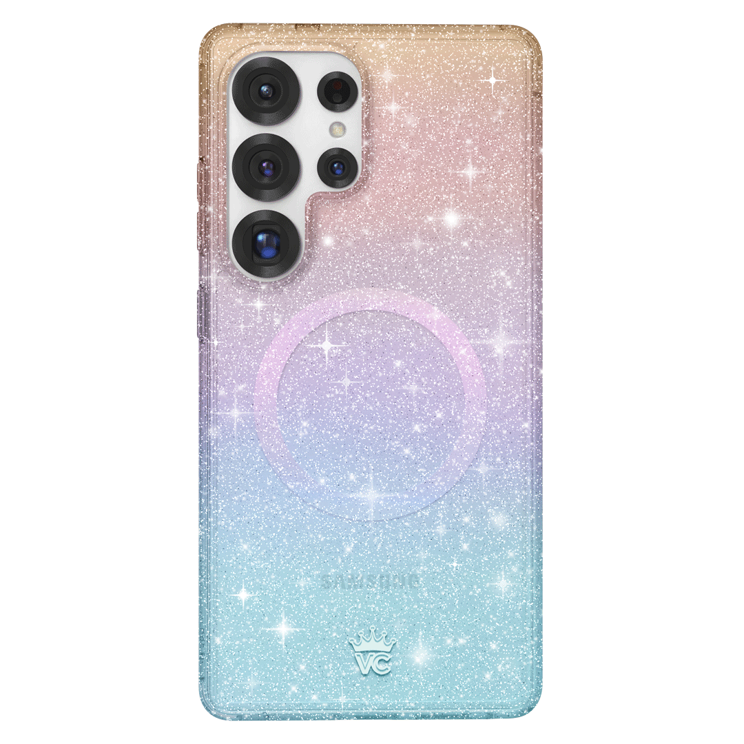 Ombre Stardust Glitter Phone Case for Samsung Galaxy - Protective & Stylish Cover for Everyday Use & Special Occasions