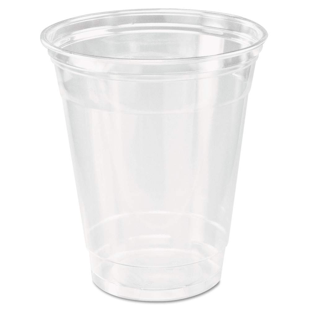 Ultra Clear PET Plastic Cups - 12-14 oz Squat Design (50/Bag, 1000/Carton) - Perfect for Parties, Restaurants & Catering Events