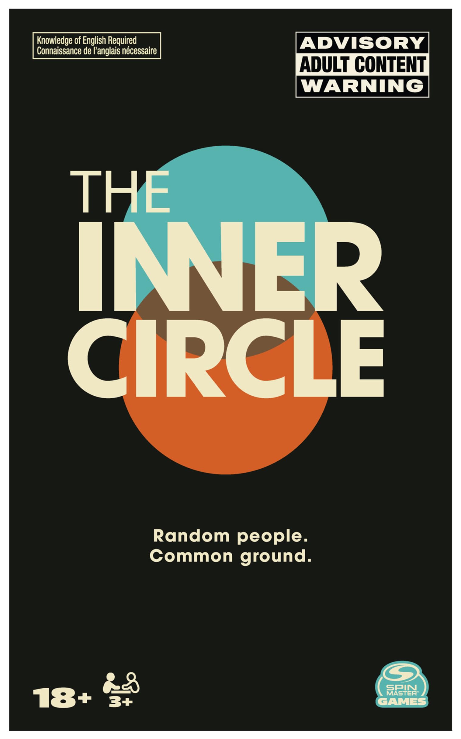 Spin Master Games - The Inner Circle Party Game for Adults | Hilarious Prompts to Find Common Ground | Perfect for Friendsgiving, Happy Hour & Bachelorette Parties | 3-10 Players Ages 18+ | Great Icebreaker for Game Nights & Social Gatherings