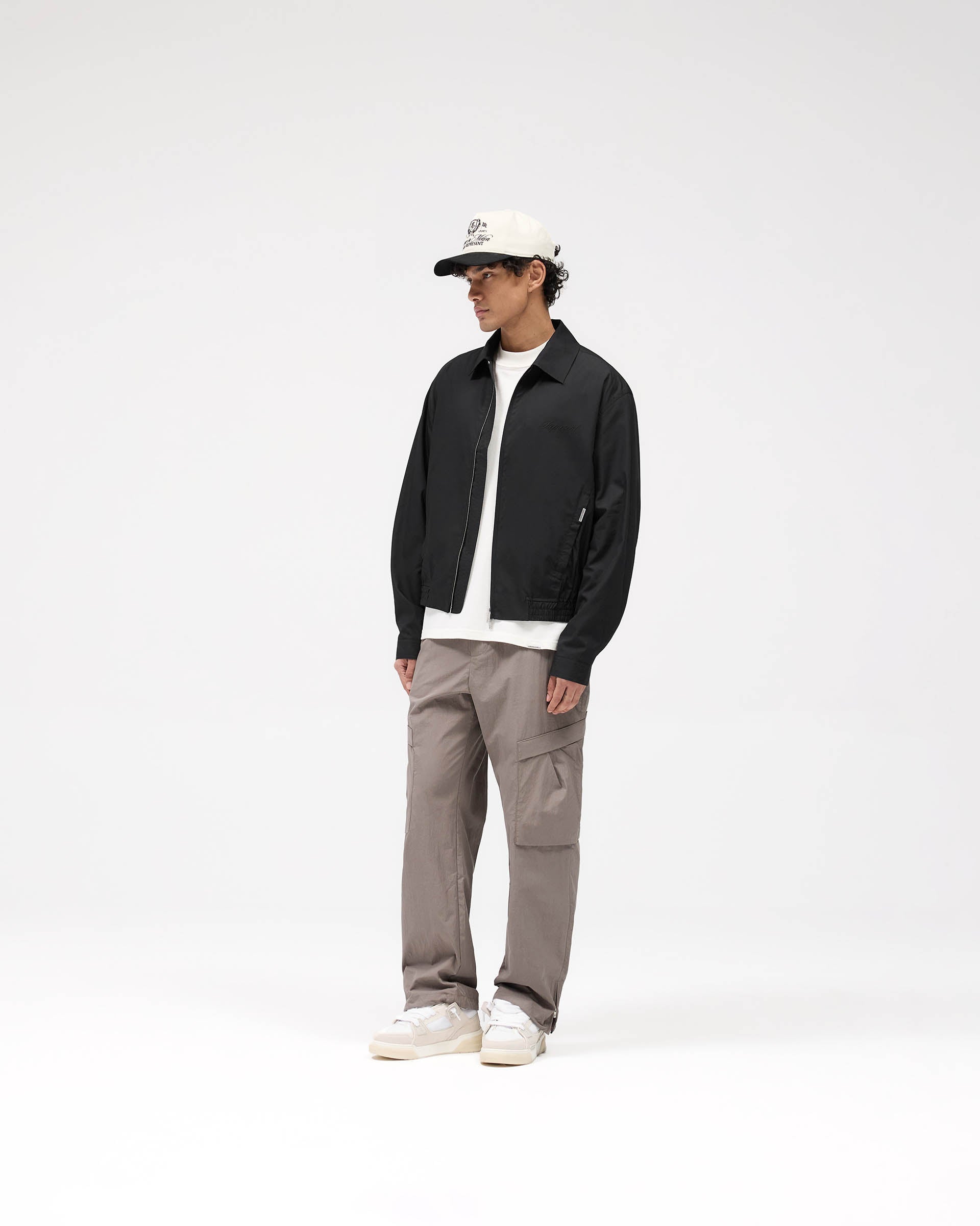 Men's Black Bomber Jacket - Stylish & Comfortable Outerwear for Casual Wear, Street Fashion & Outdoor Activities