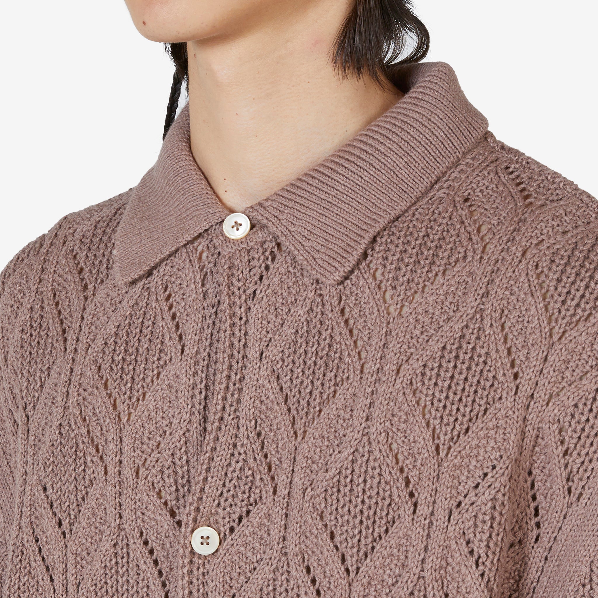 Premium Knit Polo Jacket for Men - Comfortable Coffee Brown Pullover for Casual Wear & Office Outfits | Perfect for Business Casual, Weekend Outings & Layered Fall Fashion