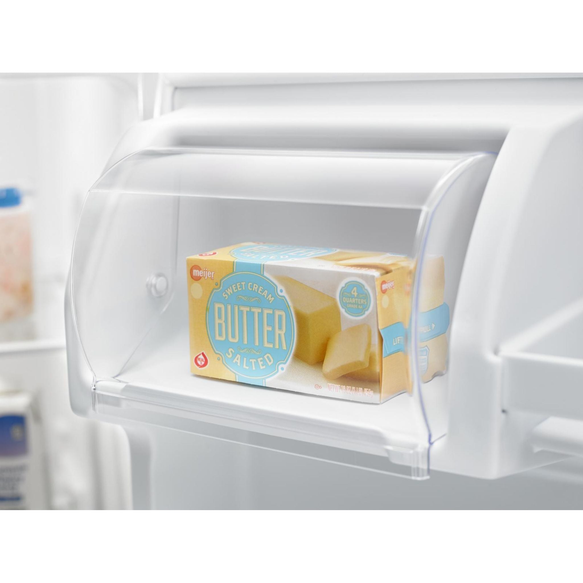 Amana ABB1924BRW Bottom Mount Refrigerator - 18.2 Cu. Ft. White Energy Star Rated for Kitchen & Home Use