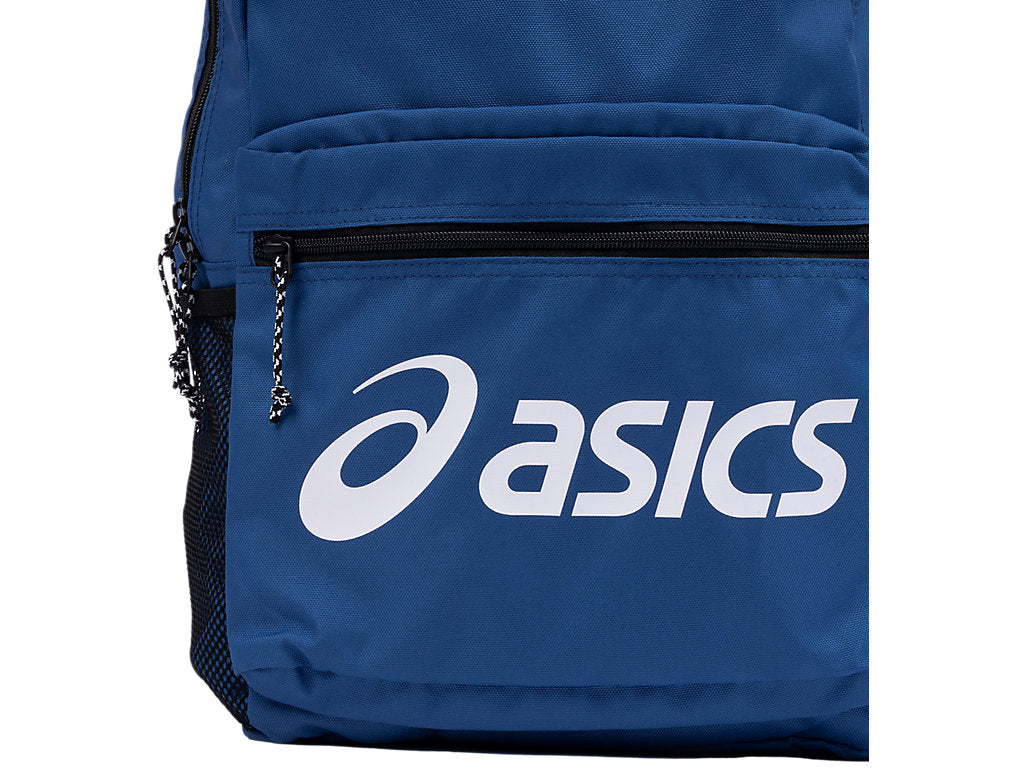 ASICS 20L Blue Backpack for Men & Women - Lightweight Water-Resistant Daypack for Gym, Travel, Hiking & School - Comfortable Laptop Backpack with Multiple Pockets