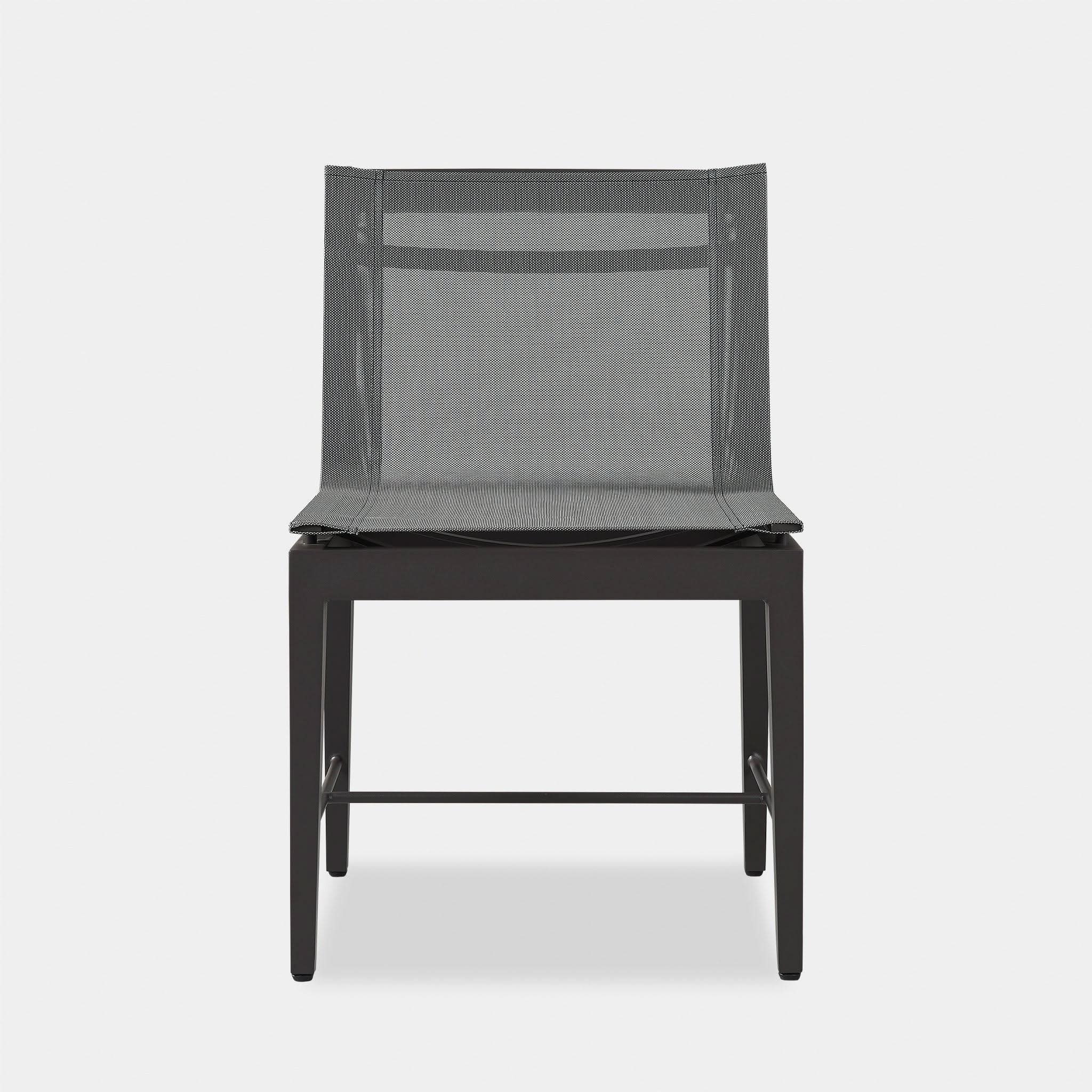 Byron Aluminum Dining Chair - Modern Outdoor & Indoor Patio Furniture - Perfect for Garden, Poolside, and Restaurant Seating