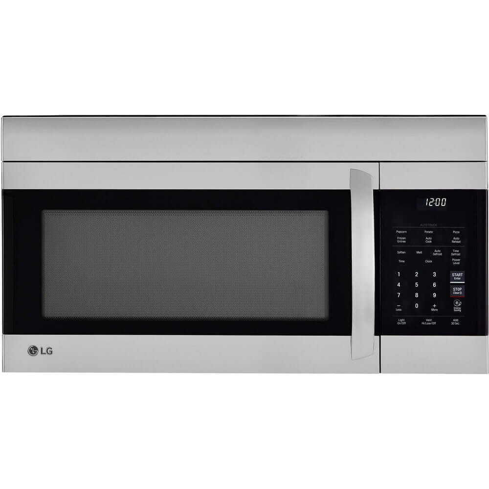 LG LMV1764ST 1.7 Cu. Ft. Stainless Steel Over-the-Range Microwave Oven with EasyClean | 30 Inch Built-in Microwave for Kitchen | Perfect for Small Spaces & Apartment Cooking