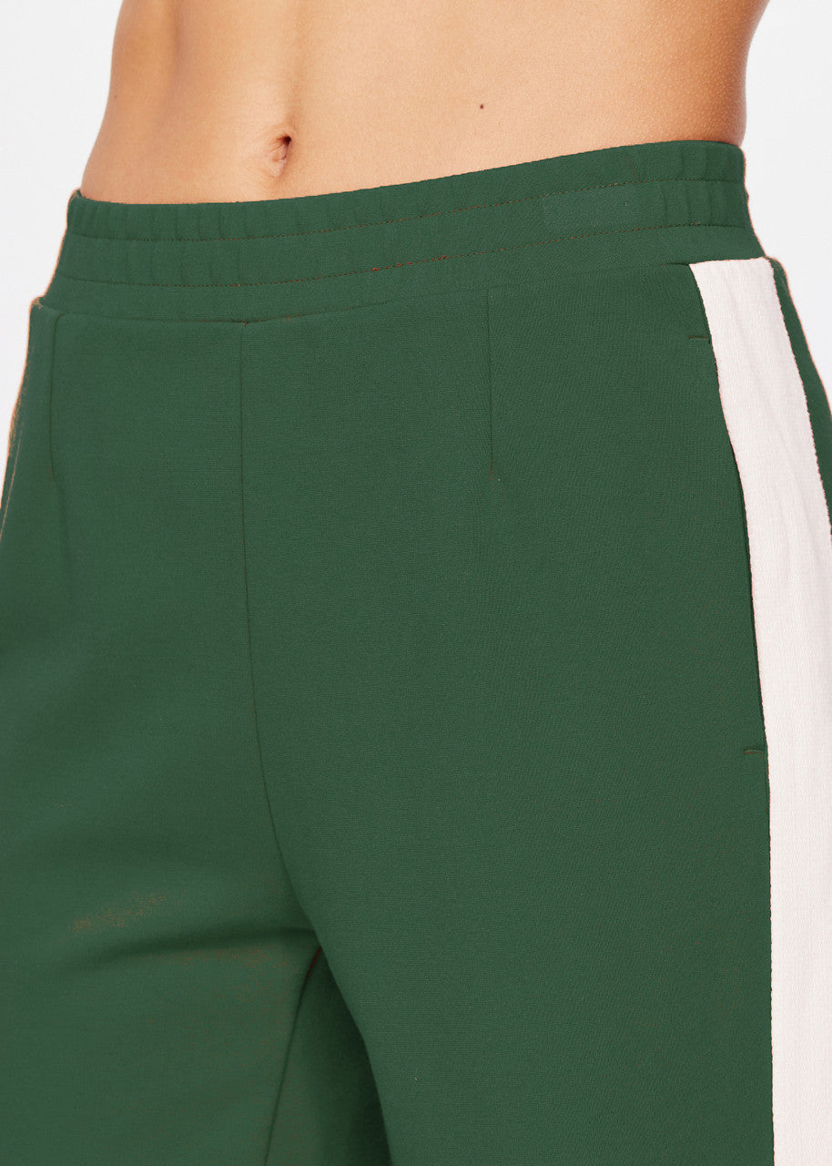 Petra Flare Pine Women's Fashion Leggings - High Waisted Yoga Pants for Workout, Running & Lounge Wear - Soft Stretchy Comfortable Activewear