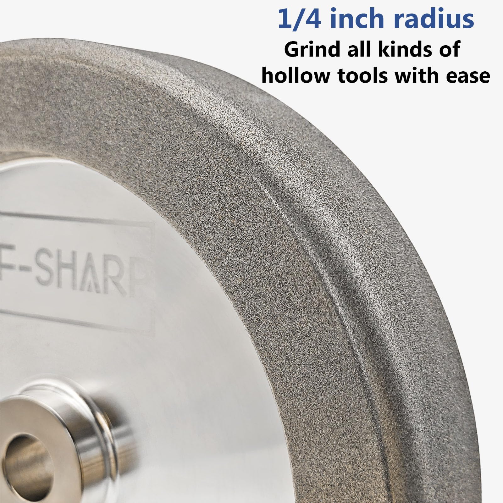 4 in 1 Plus CBN Grinding Wheel 8 Inch - 1.5
