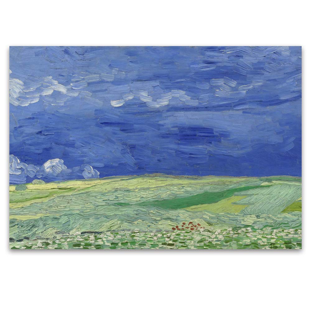 IDEA4WALL Van Gogh Starry Night Wall Mural - Large Removable Peel and Stick Wallpaper (66x96 inches) for Bedroom, Living Room & Office Decor | Famous Painting Art Stickers