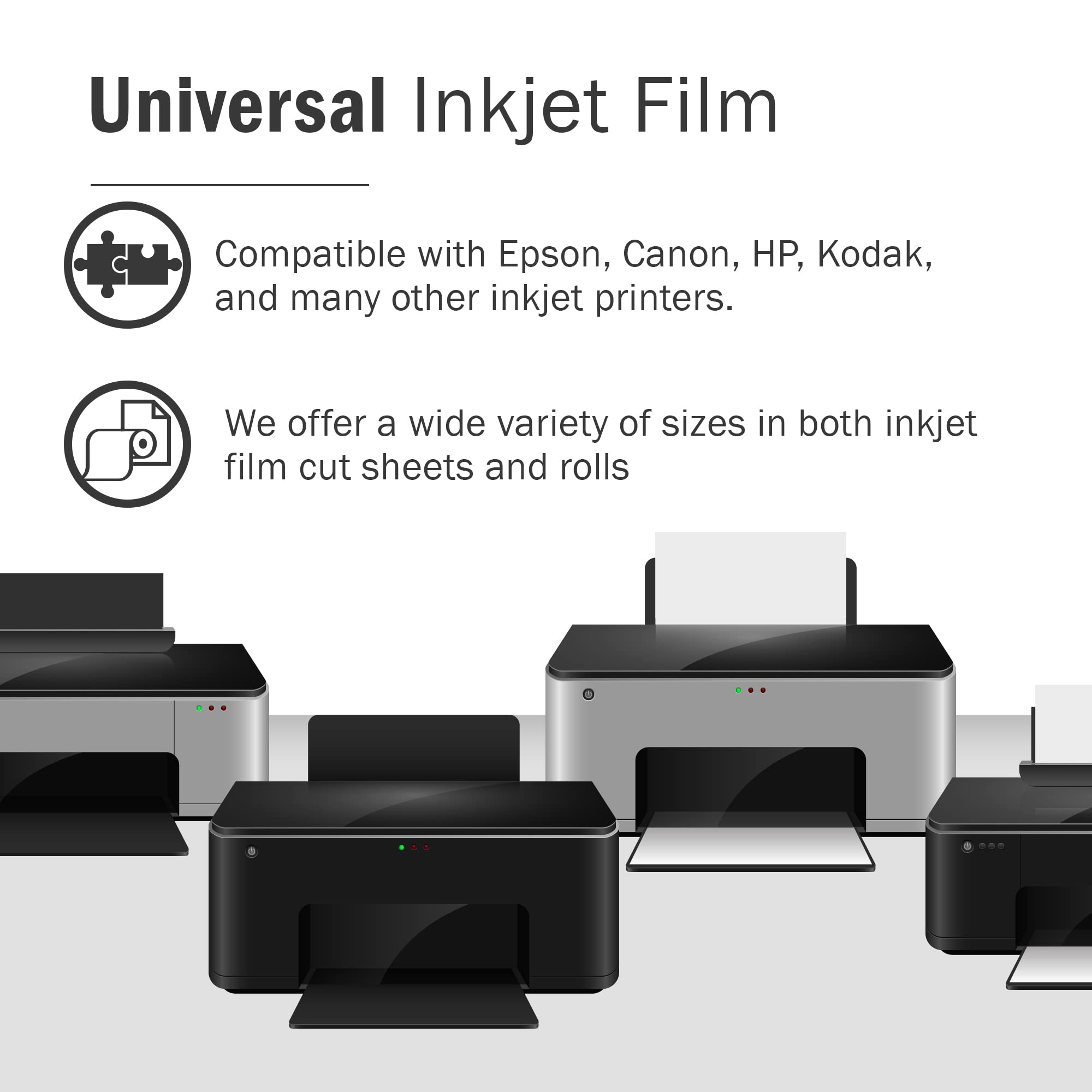 Screen Print Direct® Waterproof Inkjet Film Sheets (8.5