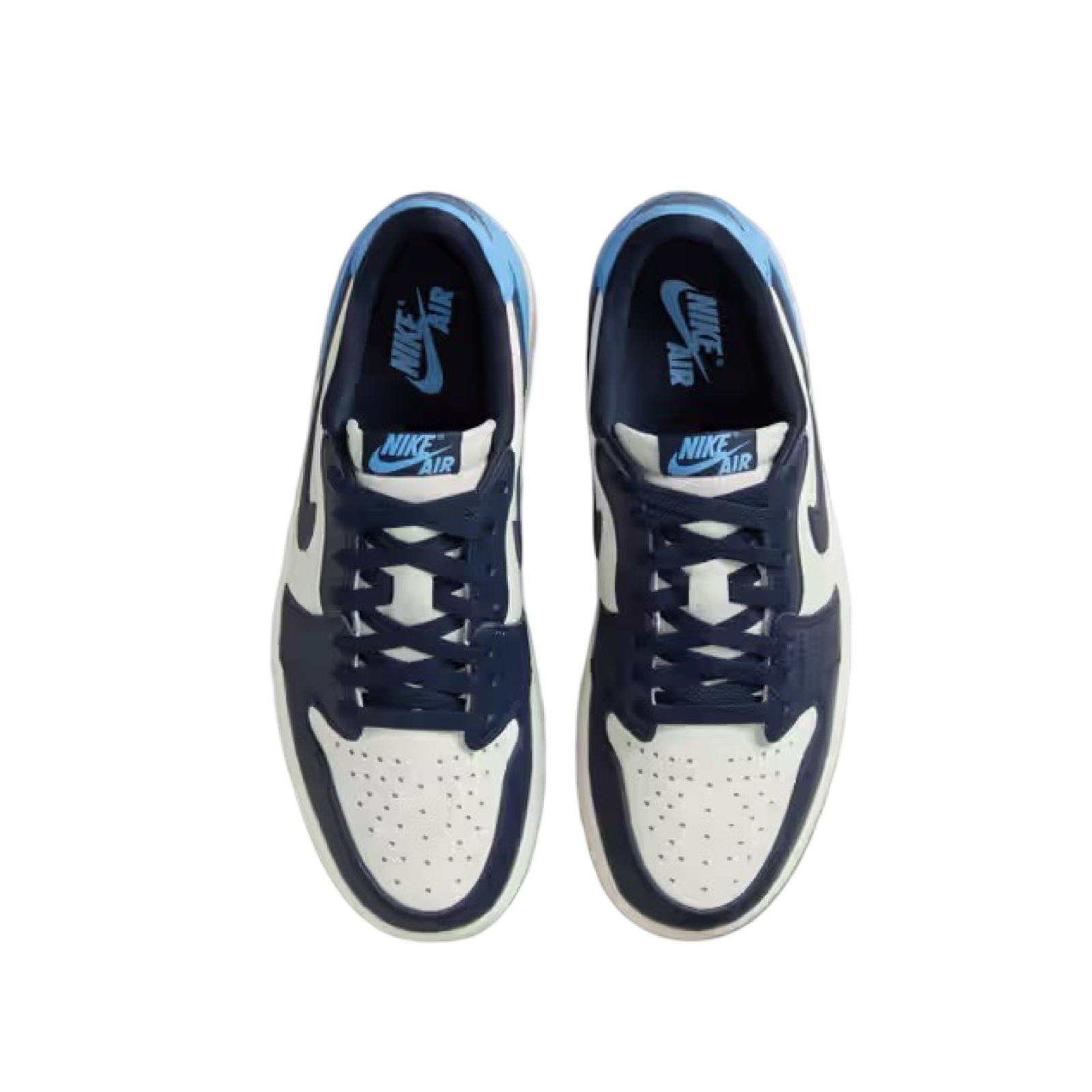 Air Jordan 1 Low OG Sneakers - Obsidian/University Blue/Sail Colorway - Men's Basketball Shoes for Casual Wear & Street Style