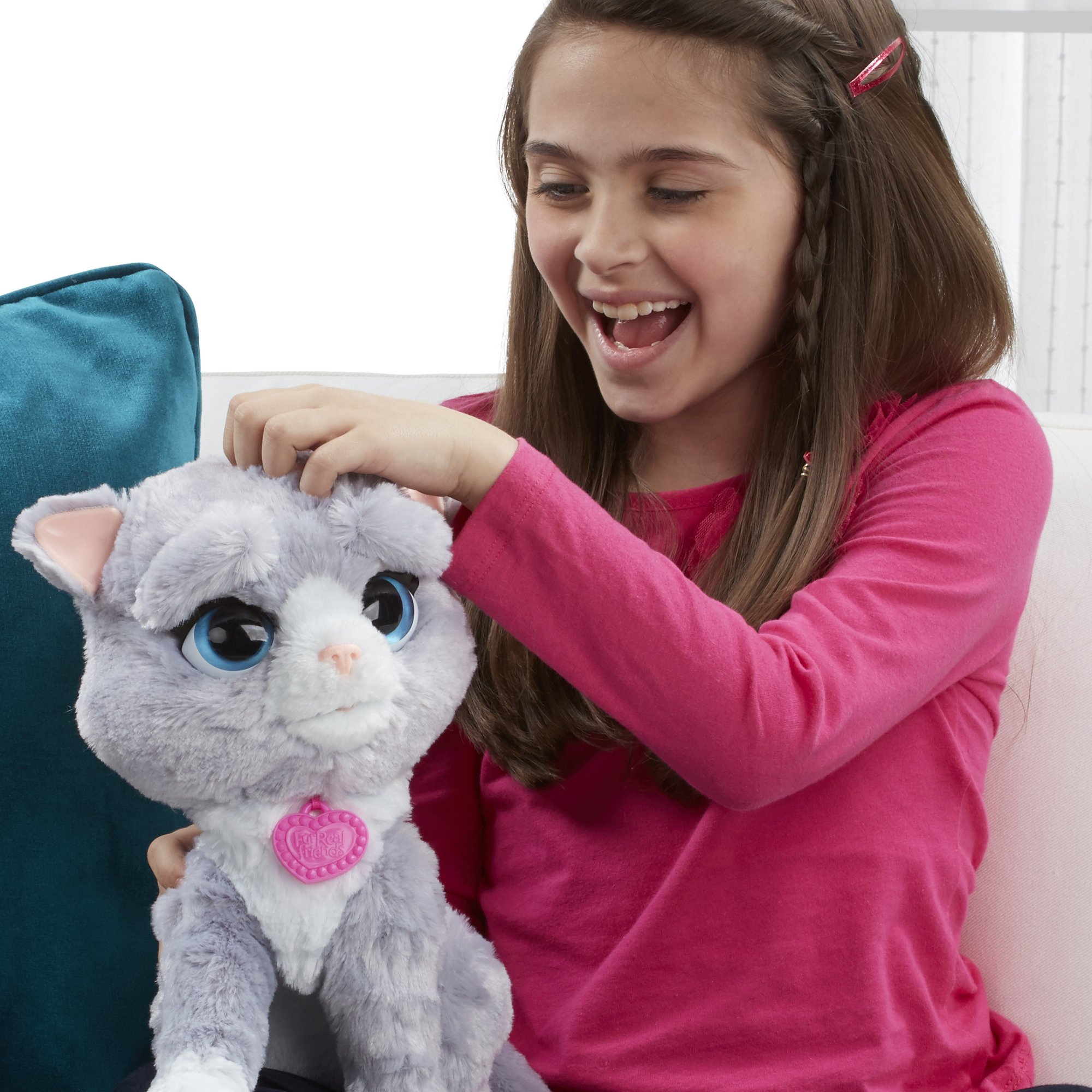 FurReal B5936AS0 Interactive Bootsie the Cat Toy - Realistic Animated Pet for Kids, Perfect for Playtime & Cuddling at Home
