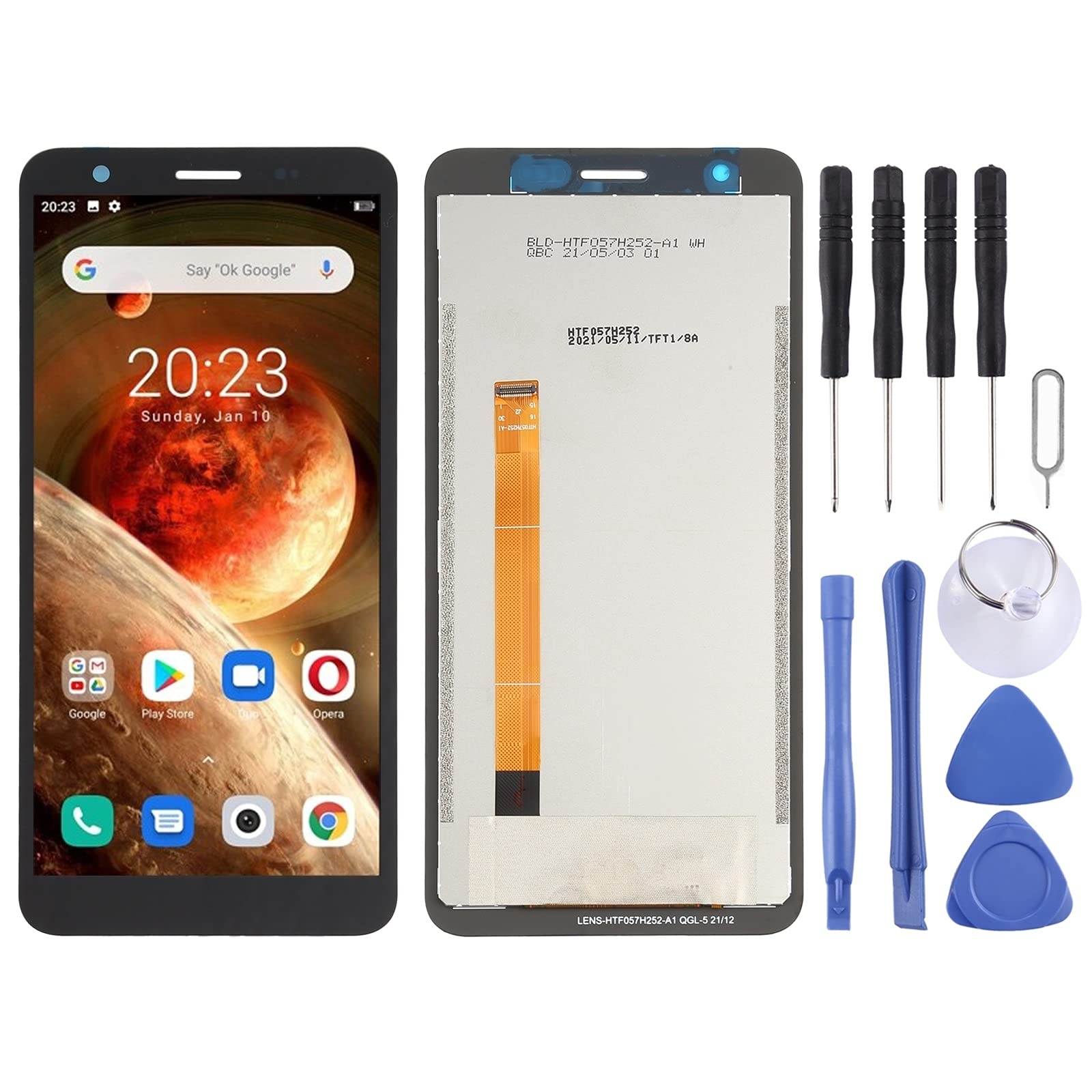 Original Blackview BV6600 LCD Screen and Digitizer Full Assembly - High-Quality Replacement Touch Screen Display for Blackview BV6600 Smartphone - Perfect for DIY Repairs, Screen Replacement, and Device Restoration