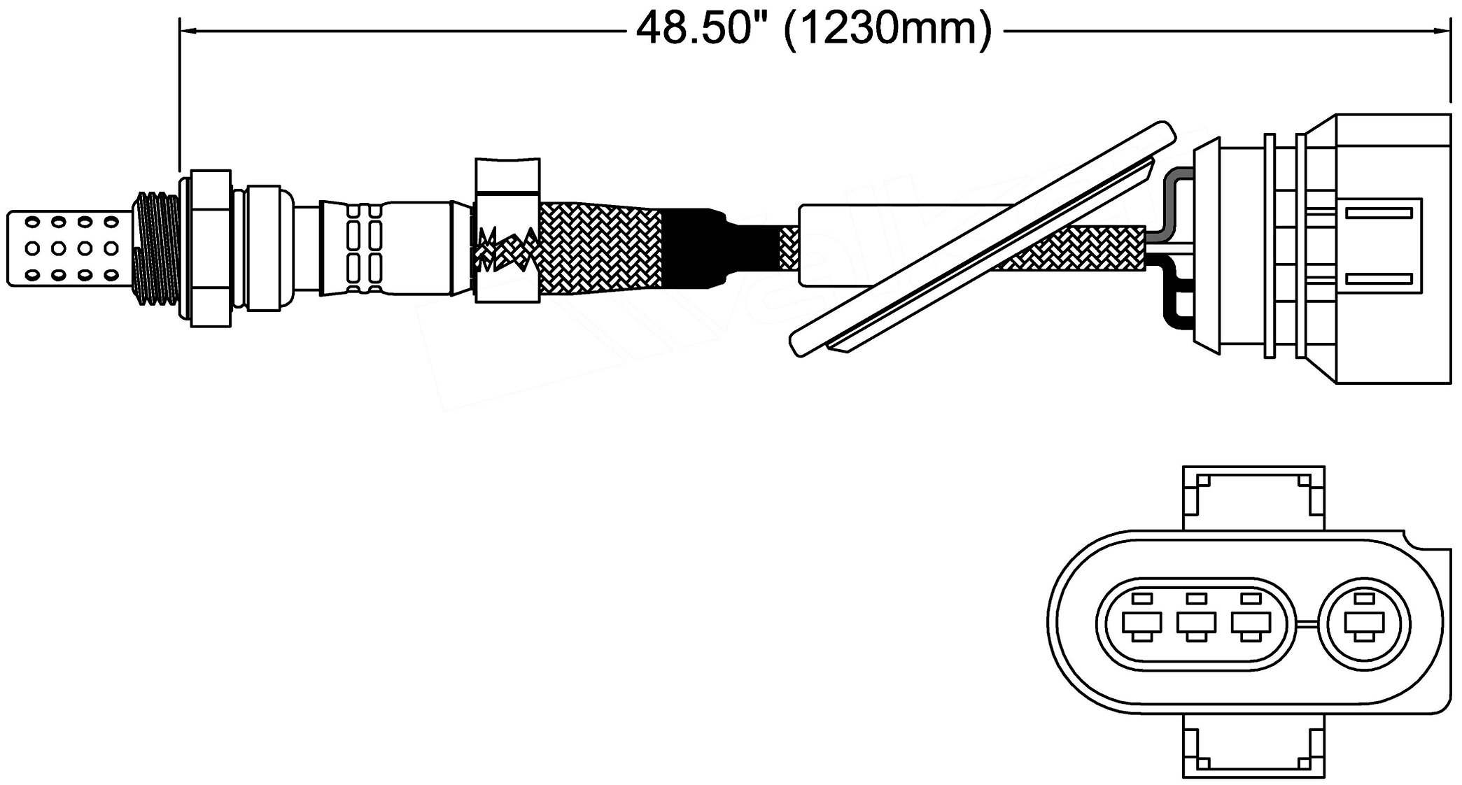 ACDelco Professional 213-2950 Heated Oxygen Sensor - Replacement O2 Sensor for GM Vehicles | Improves Fuel Efficiency & Engine Performance | Perfect for Chevy, GMC, Buick, Cadillac Models