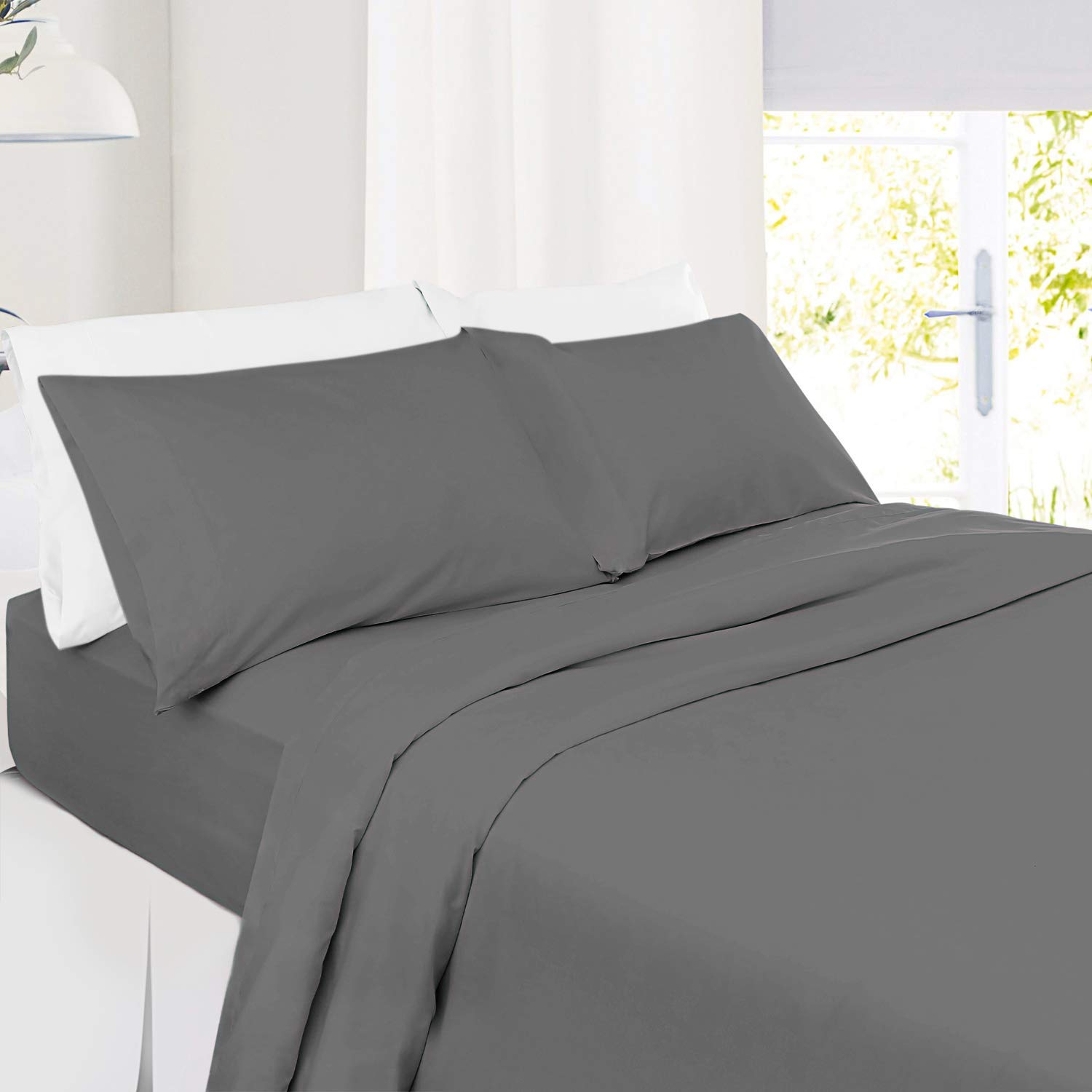 4-Piece Twin XL Sheet Set - 800 Thread Count 100% Ultra-Fine Cotton Luxury Bed Sheets - Deep Pocket Fits Mattress Up to 18