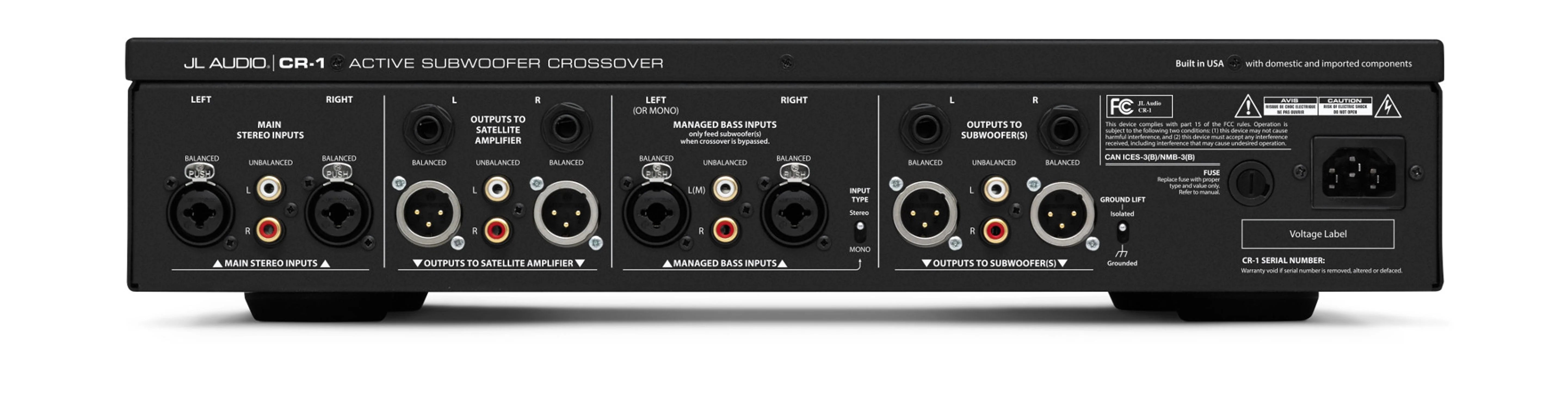 JL Audio CR1 Active Subwoofer Crossover - High Performance Car Audio System Component for Enhanced Bass Control | Perfect for Car Audio Upgrades and Custom Installations