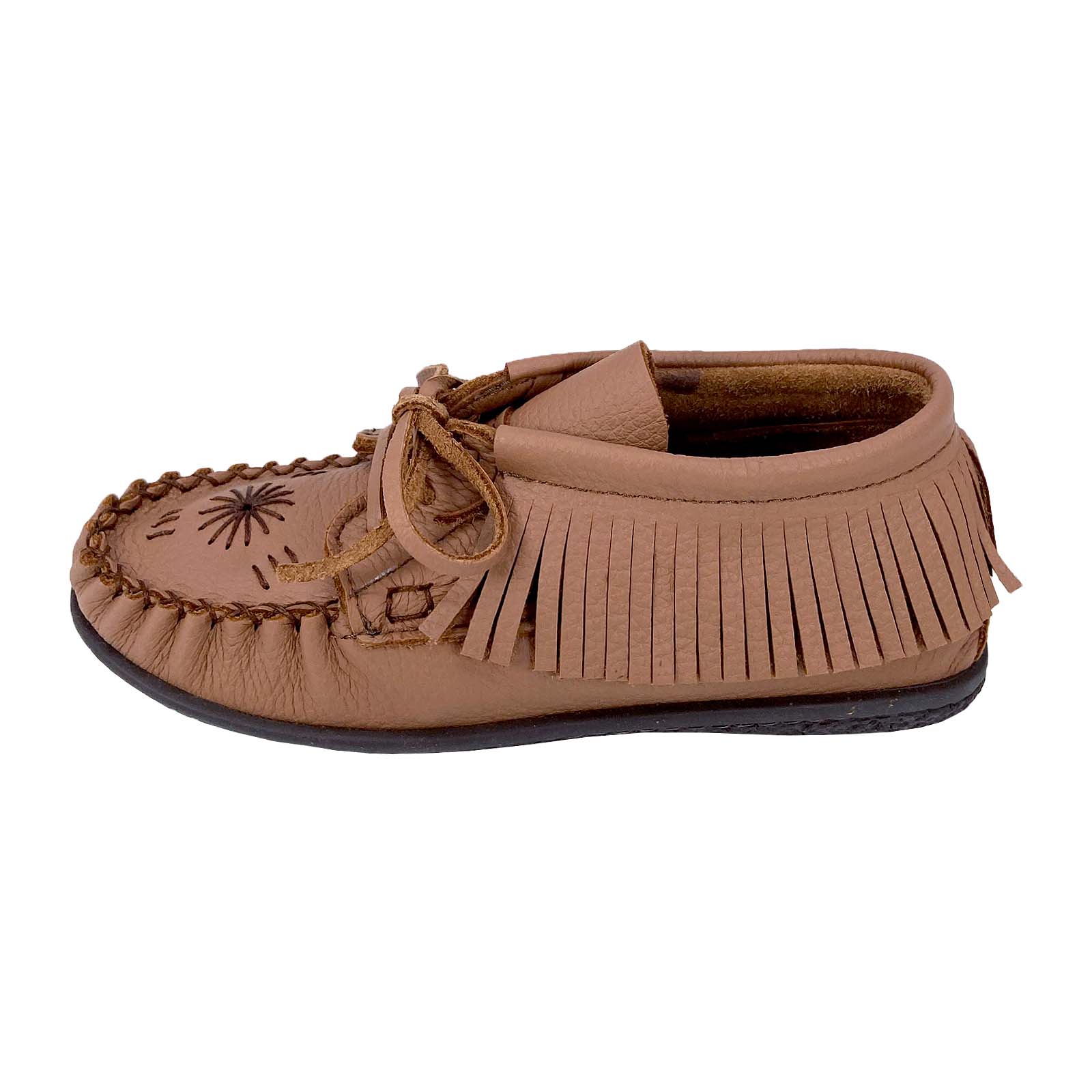 Women's Comfortable Rubber Sole Fringe Ankle Moccasin Shoes - Boho Style Casual Slip-Ons for Walking, Travel & Everyday Wear