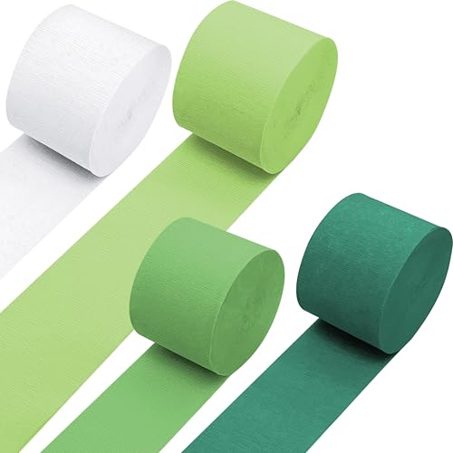 green and white