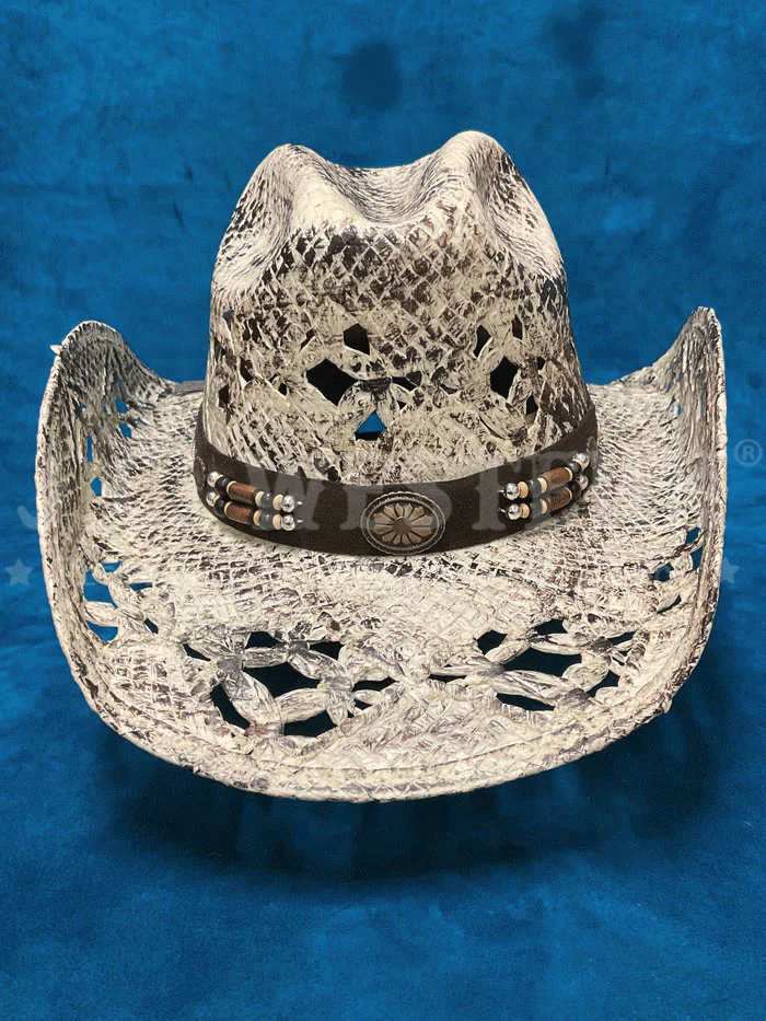 Bullhide GIRL NEXT DOOR 2586 Western Straw Cowboy Hat for Women - Brown Fashion Sun Hat for Outdoor, Beach & Country Rides