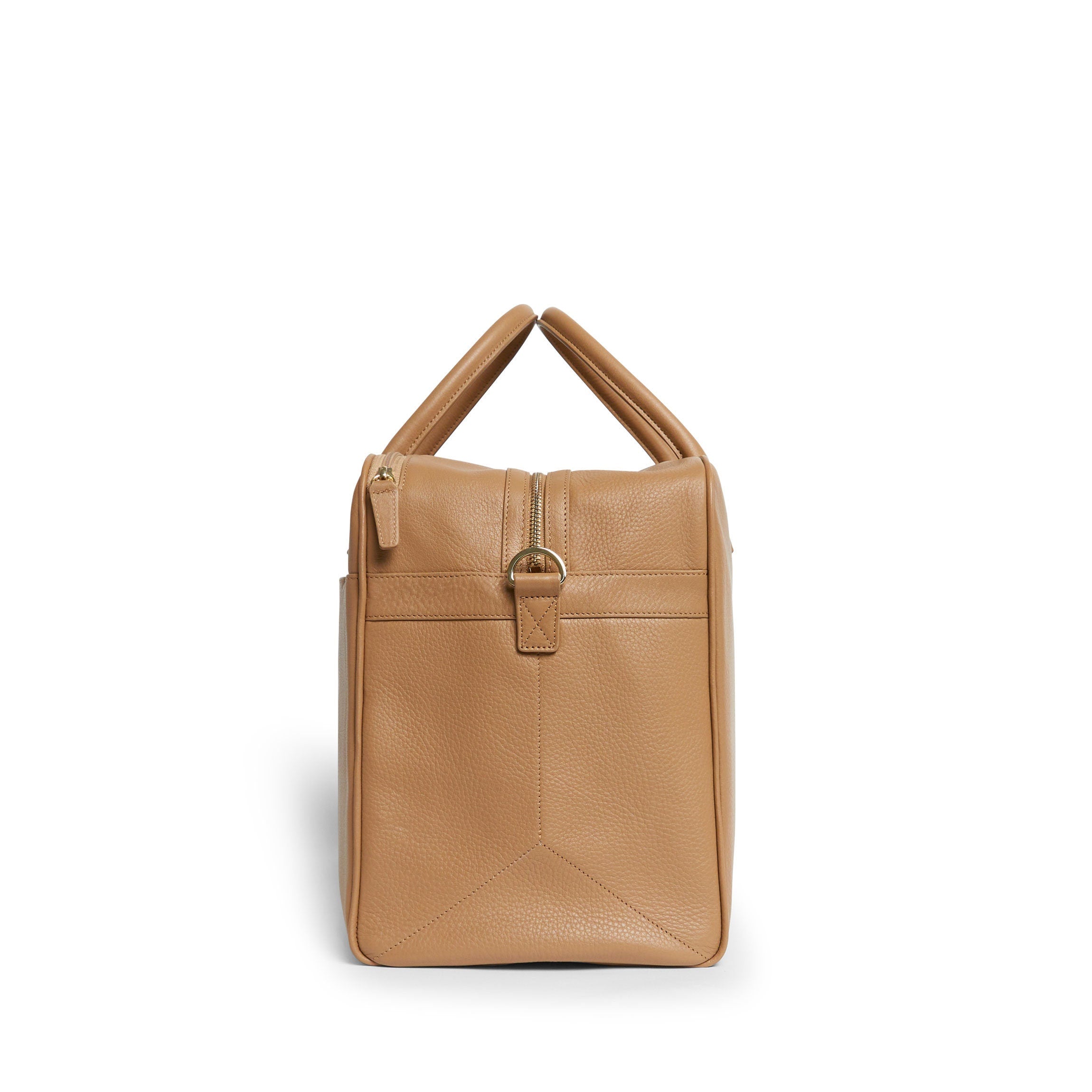 Harwood Weekender Duffle Bag in Camel Brown - Stylish Travel Duffel for Weekend Getaways, Gym & Overnight Trips