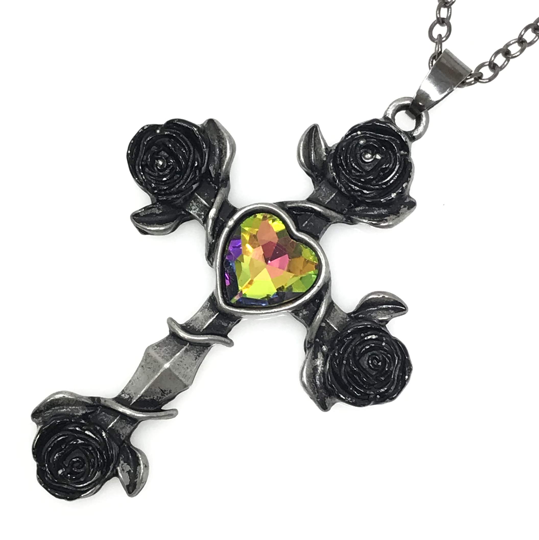 Gothic Lolita Dress Necklace - Steampunk Jewelry for Cosplay & Victorian Costume Accessories | Perfect for Anime Conventions, Halloween, and Themed Parties