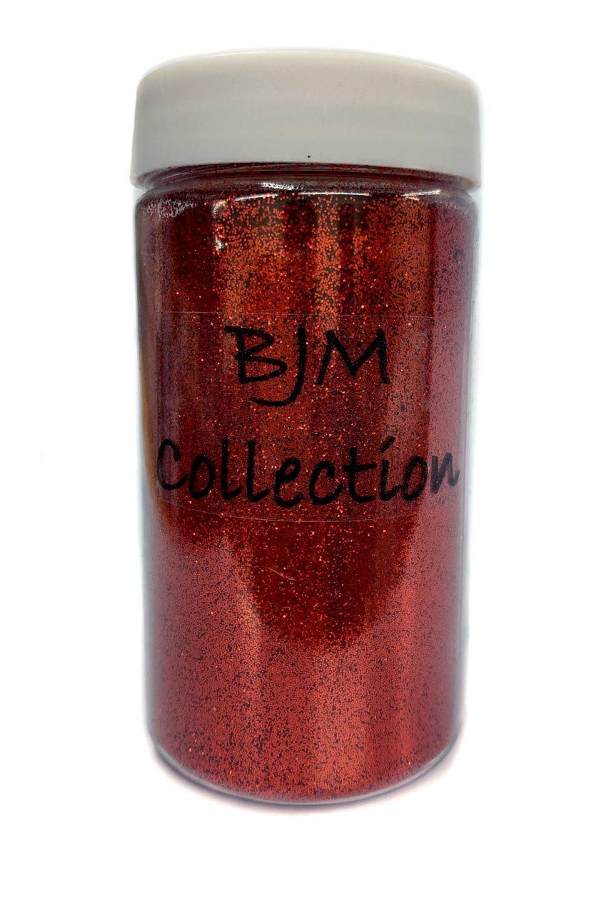 100 Grams Fine Red Glitter Powder for Art, Crafts, DIY Projects - Perfect for Scrapbooking, Nail Art, and Home Decor