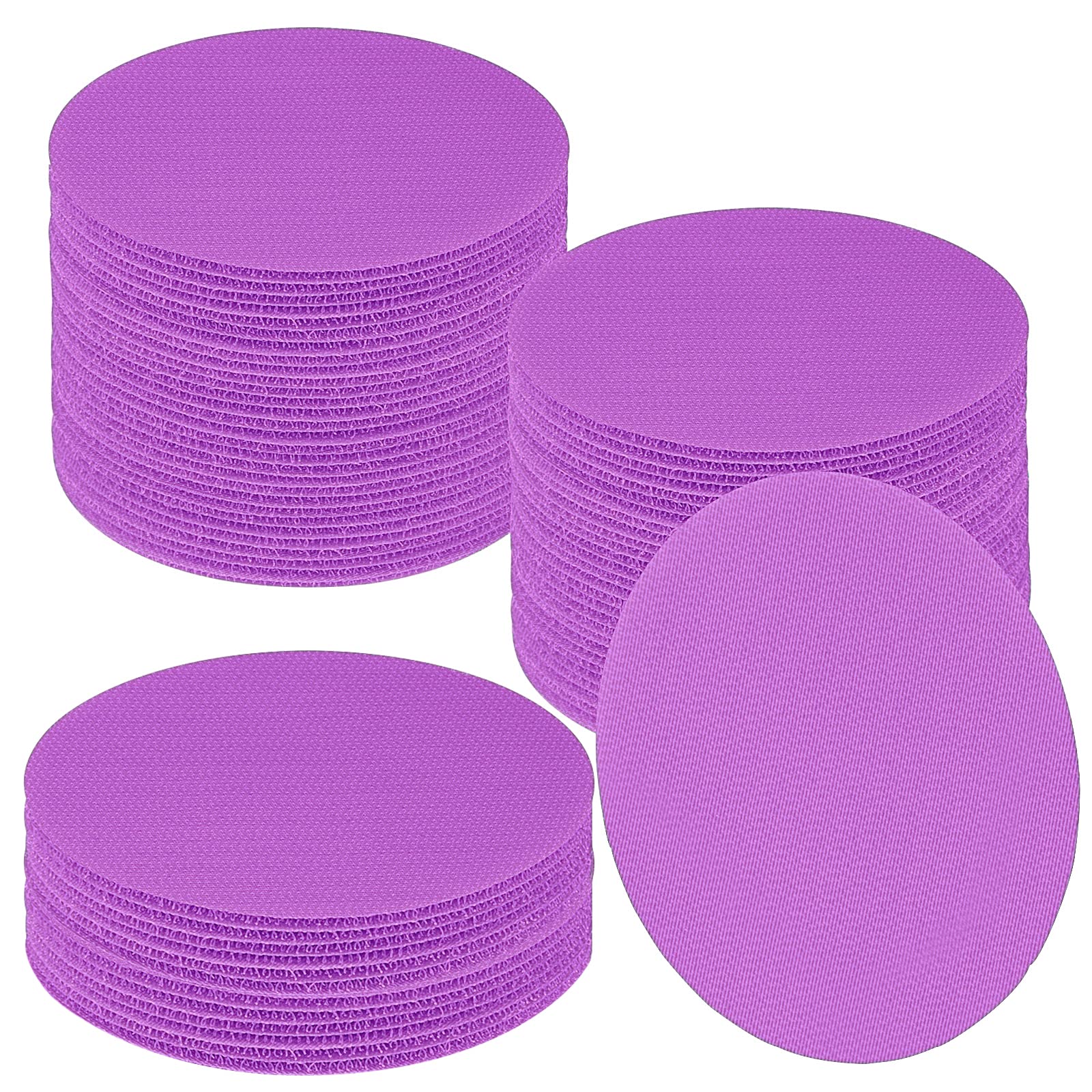 60 Pcs Light Purple Carpet Spot Markers - Non-Slip Floor Dots for Classroom Organization, Preschool & Daycare Seating | Teacher Supplies & Classroom Decor | Perfect for Circle Time, Social Distancing & Group Activities