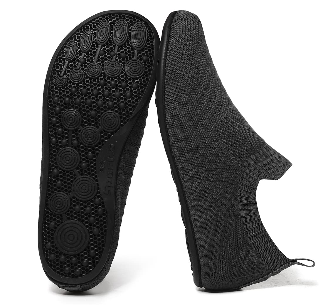 SLIPVEL Lightweight Non-Slip House Slippers for Women & Men - Indoor Home Yoga Shoes for Comfort & Relaxation - Perfect for Lounging, Meditation & Cozy Home Wear